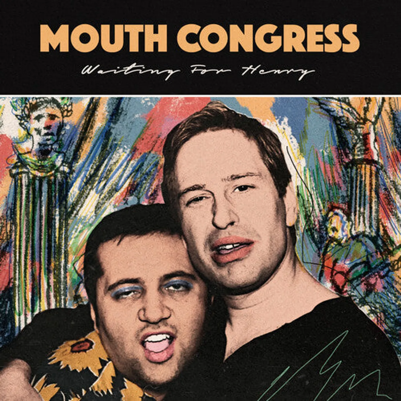 Mouth Congress LP Vinyl - Waiting For Henry (Blue & Translucent Tan) (Blue)