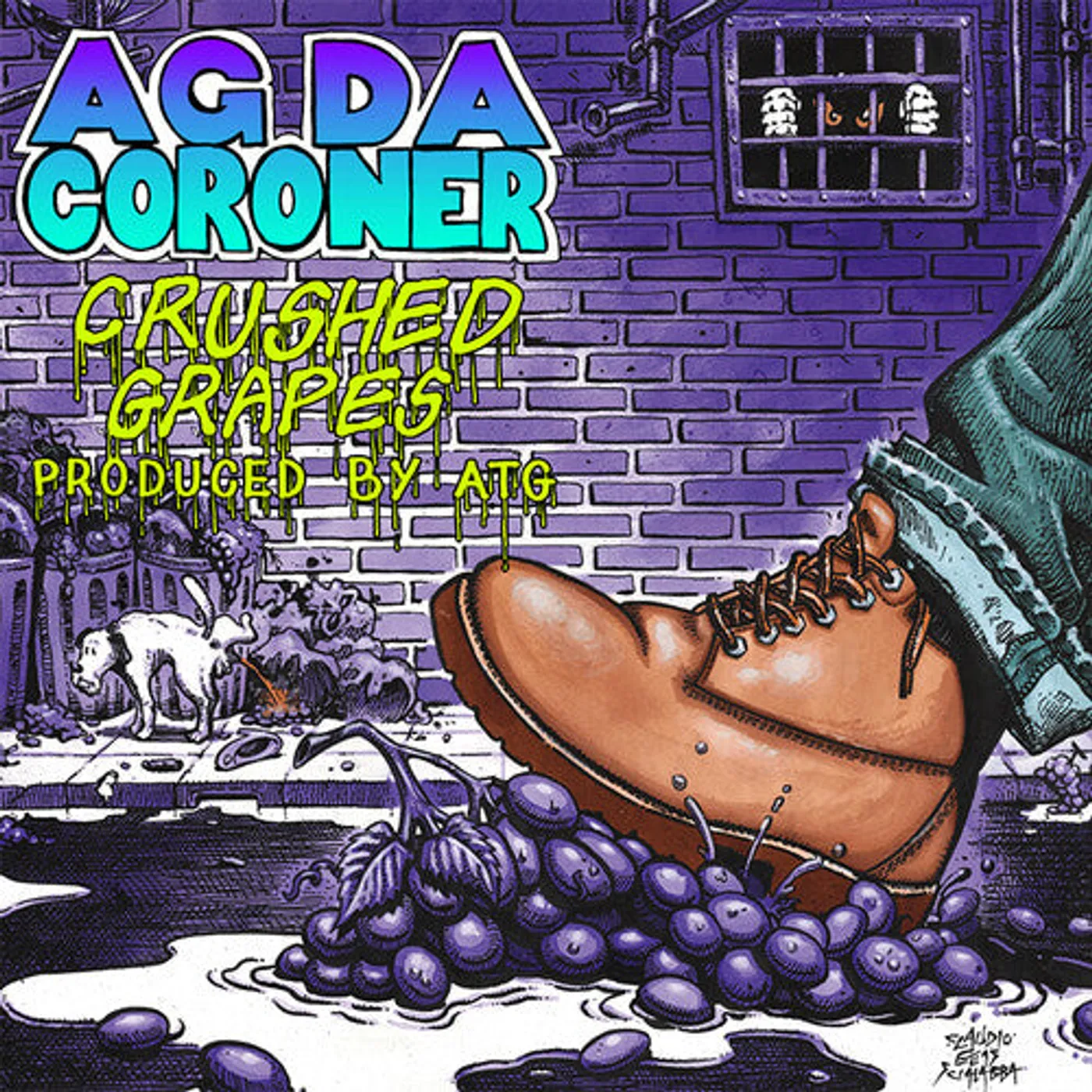 Ag Da Coroner LP Vinyl - Crushed Grapes