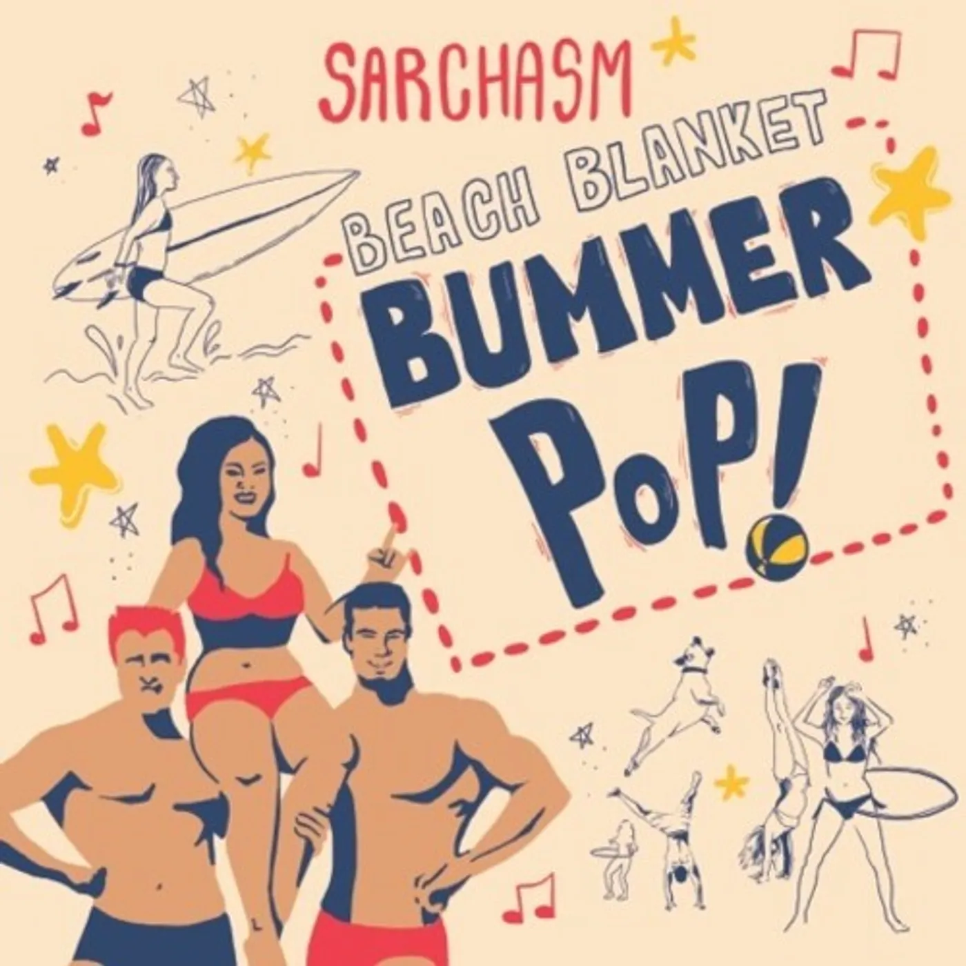 Sarchasm LP Vinyl - Beach Blanket Bummer Pop
