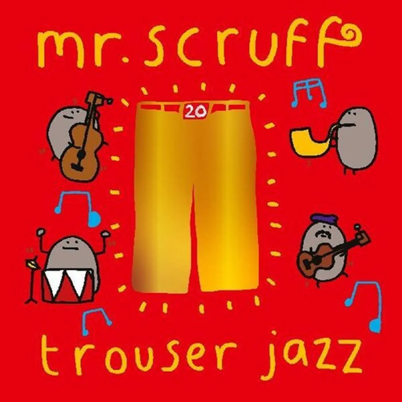 Mr. Scruff LP Vinyl - Trouser Jazz (Blue) (Coloured Vinyl) (Red) (Aniv)