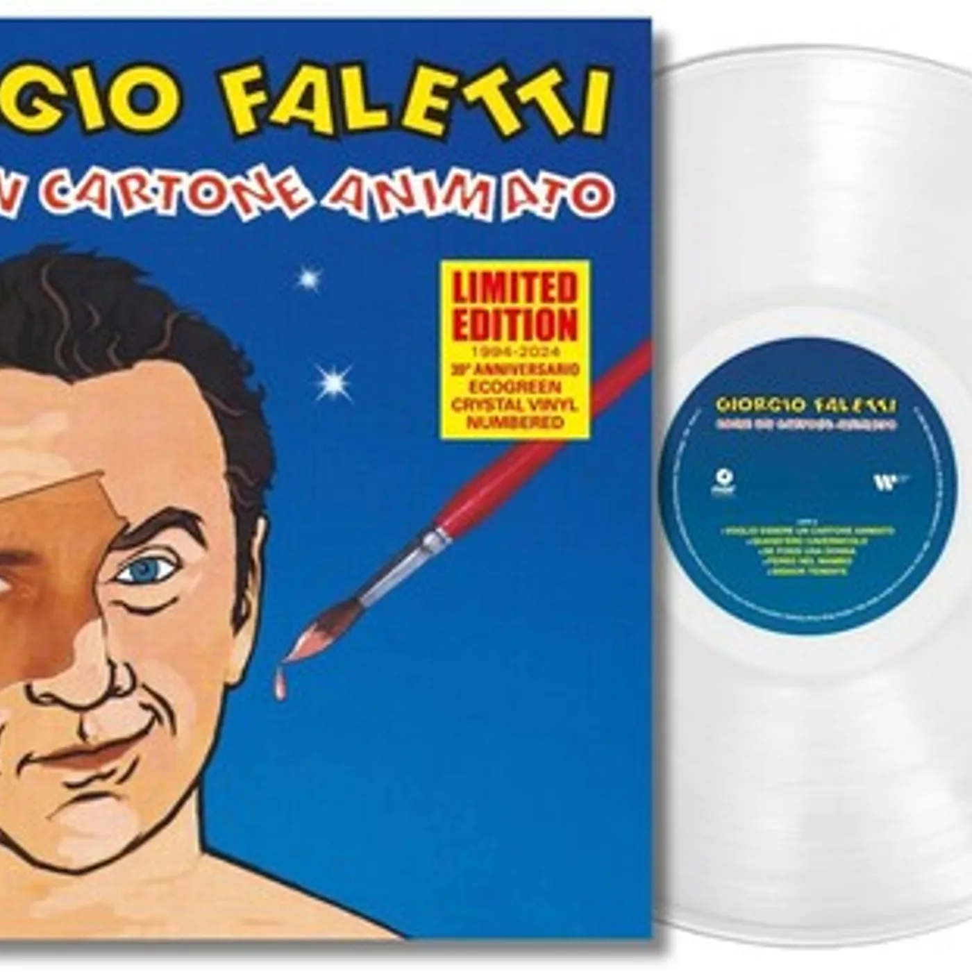 Giorgio Faletti LP Vinyl - Come Un Cartone Animato (Ita)