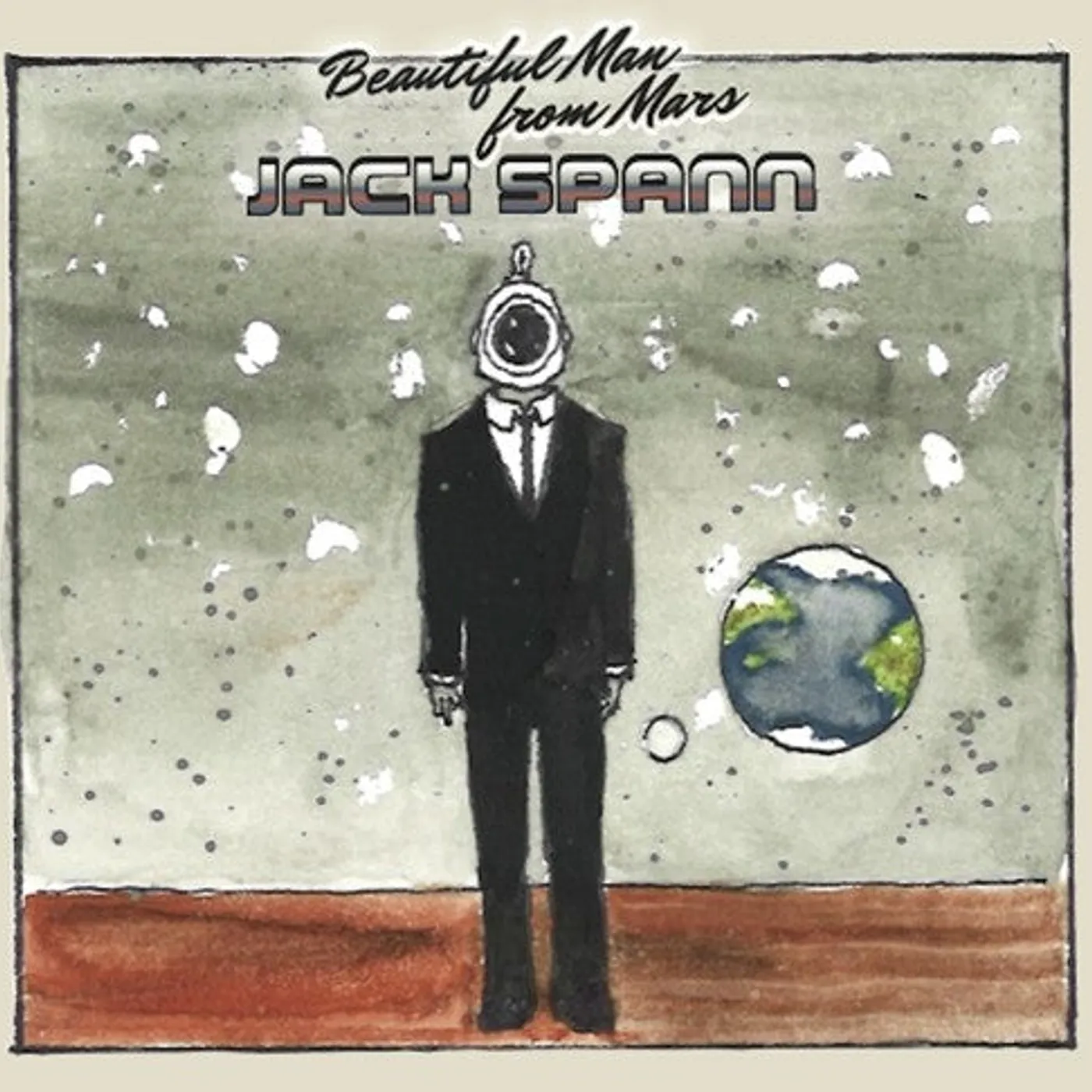 Jack Spann LP Vinyl - Beautiful Man From Mars