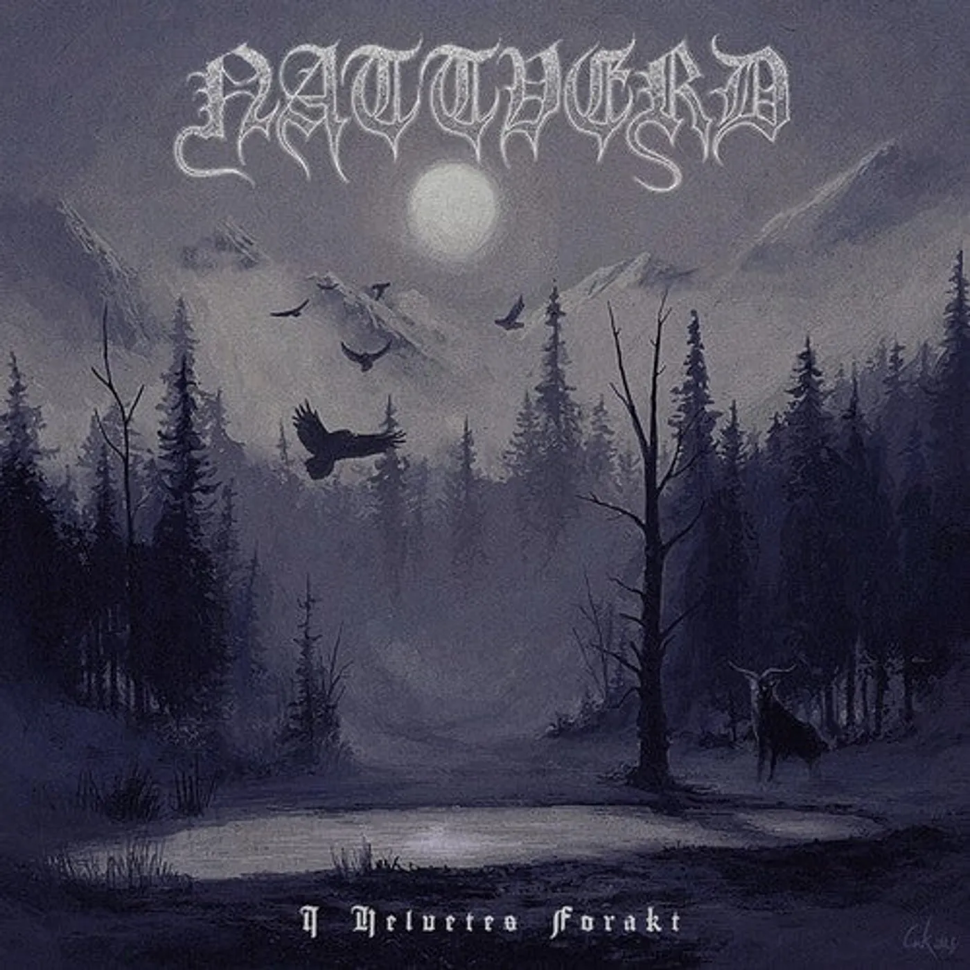 Nattverd LP Vinyl - I Helvetes Forakt (Blue) (Cvnl) (Ltd)