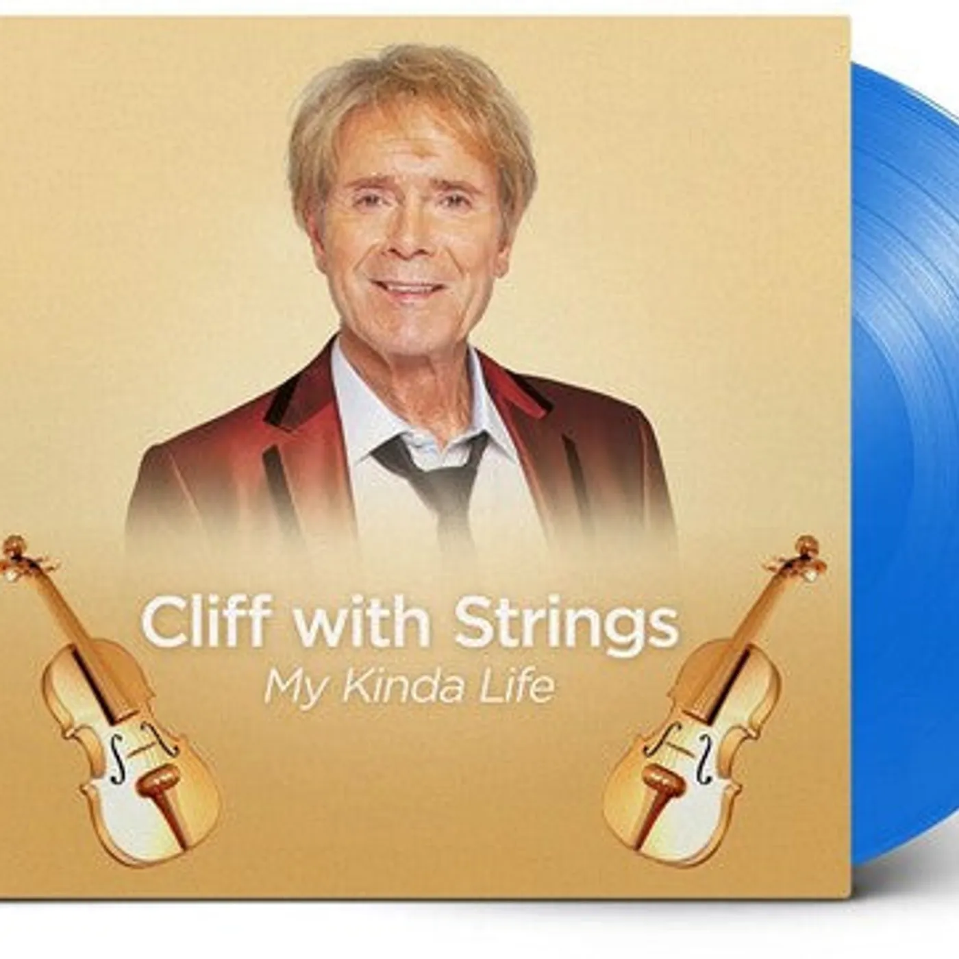 Cliff Richard LP Vinyl - Cliff With Strings: My Kinda Life (Blue) (Coloured Vinyl)