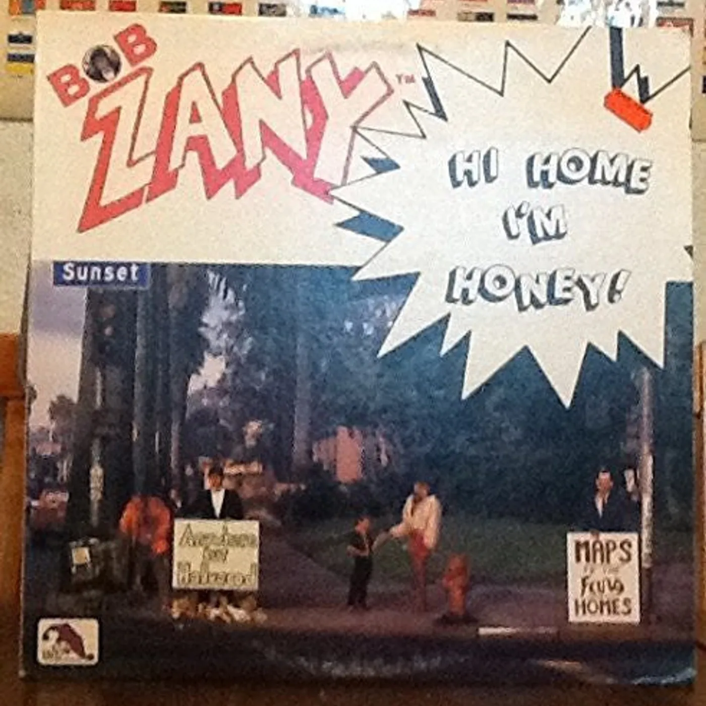 Bob Zany LP Vinyl - Hi Home I'M Honey (Live At Ice House-1985)
