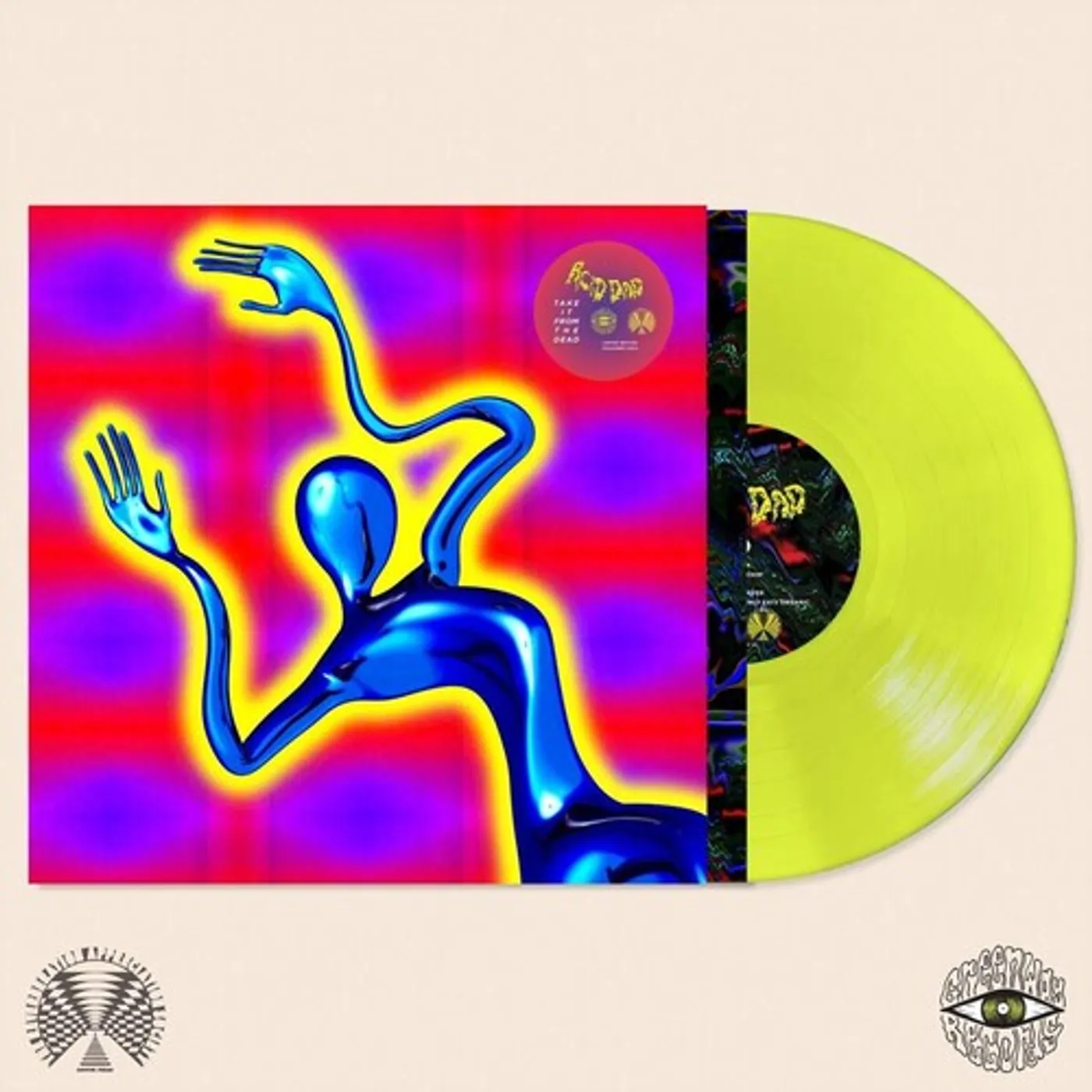 Acid Dad LP Vinyl - Take It From The Dead (Coloured Vinyl) (Ylw)