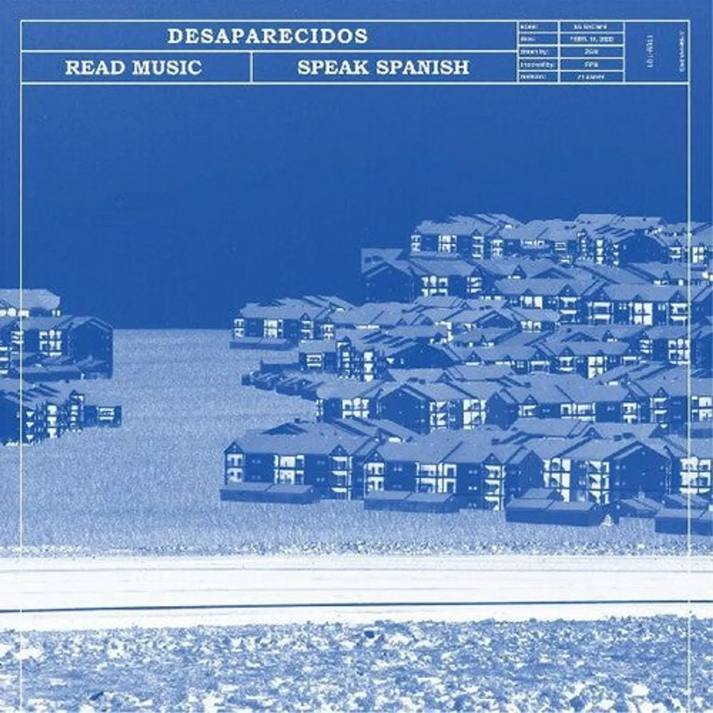 Desaparecidos LP Vinyl - Read Music / Speak Spanish (Blue) (Cvnl) (Rmst)