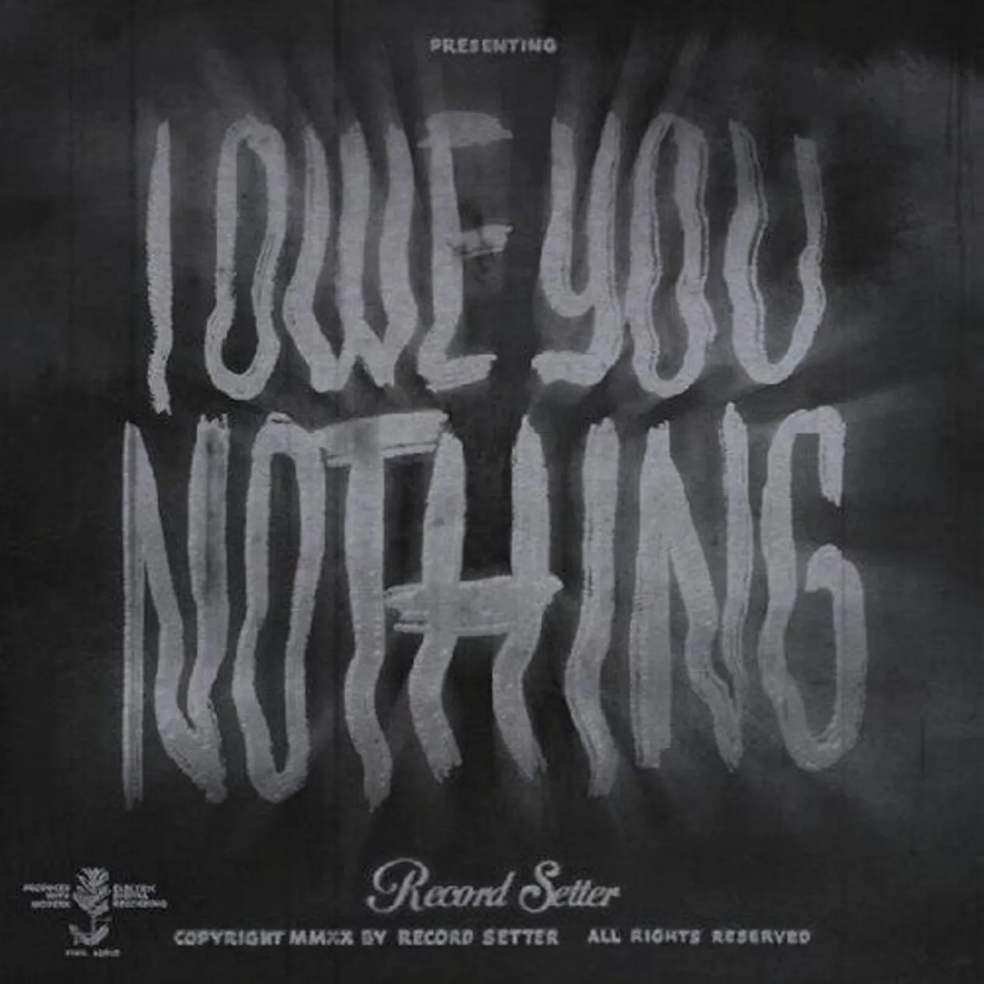 Record Setter LP Vinyl - I Owe You Nothing (Dlcd)