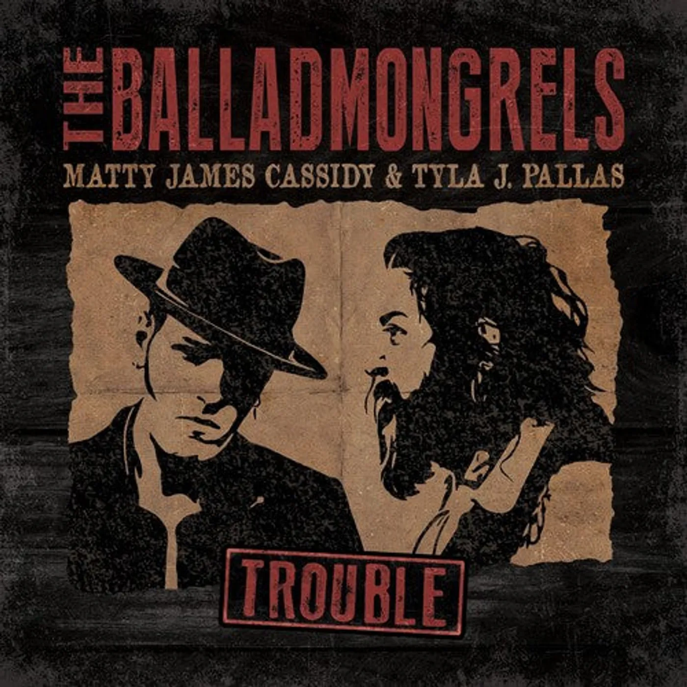 The Balladmongrels LP Vinyl - Trouble (Uk)