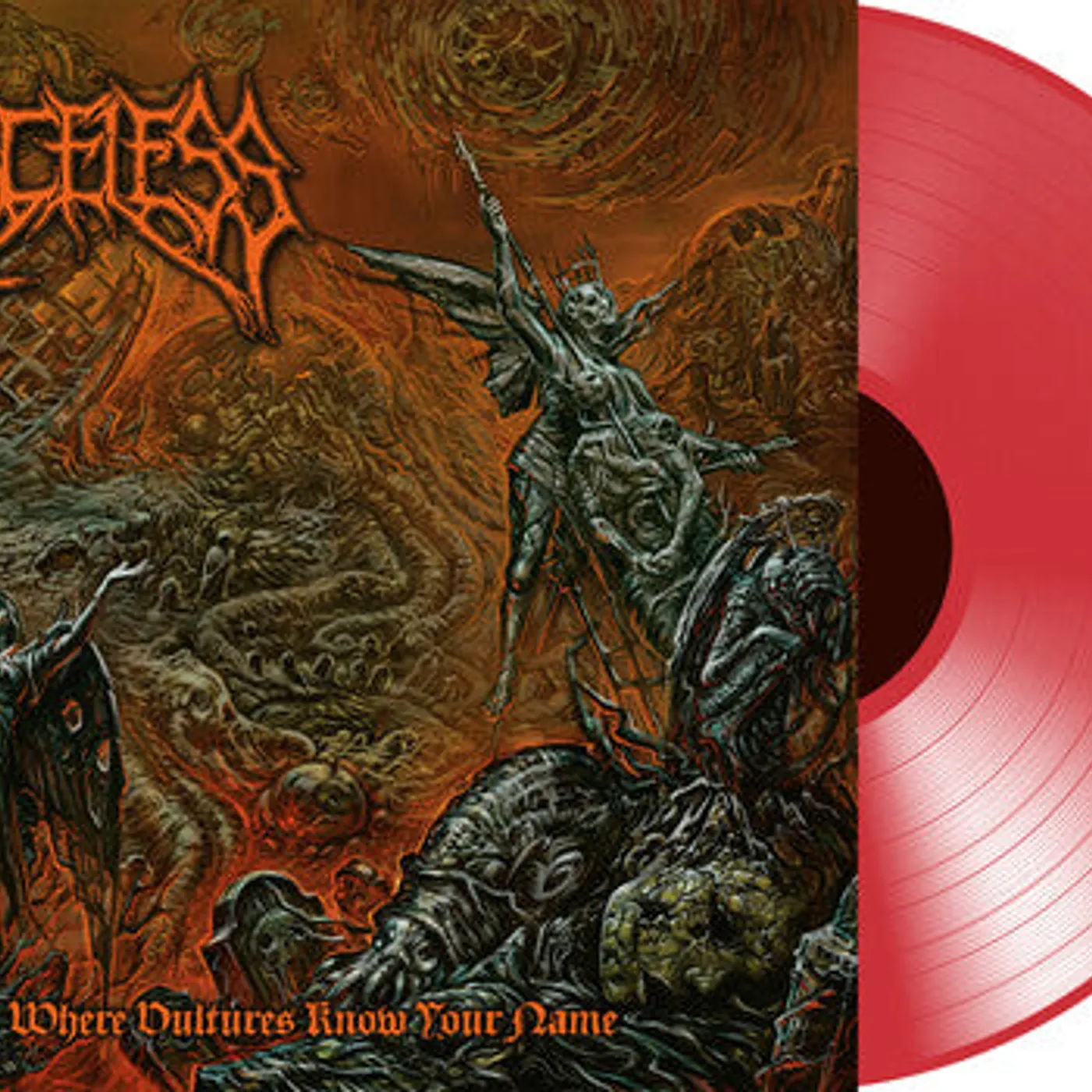 Graceless LP Vinyl - Where Vultures Know Your Name - Red (Coloured Vinyl) (Cvnl)