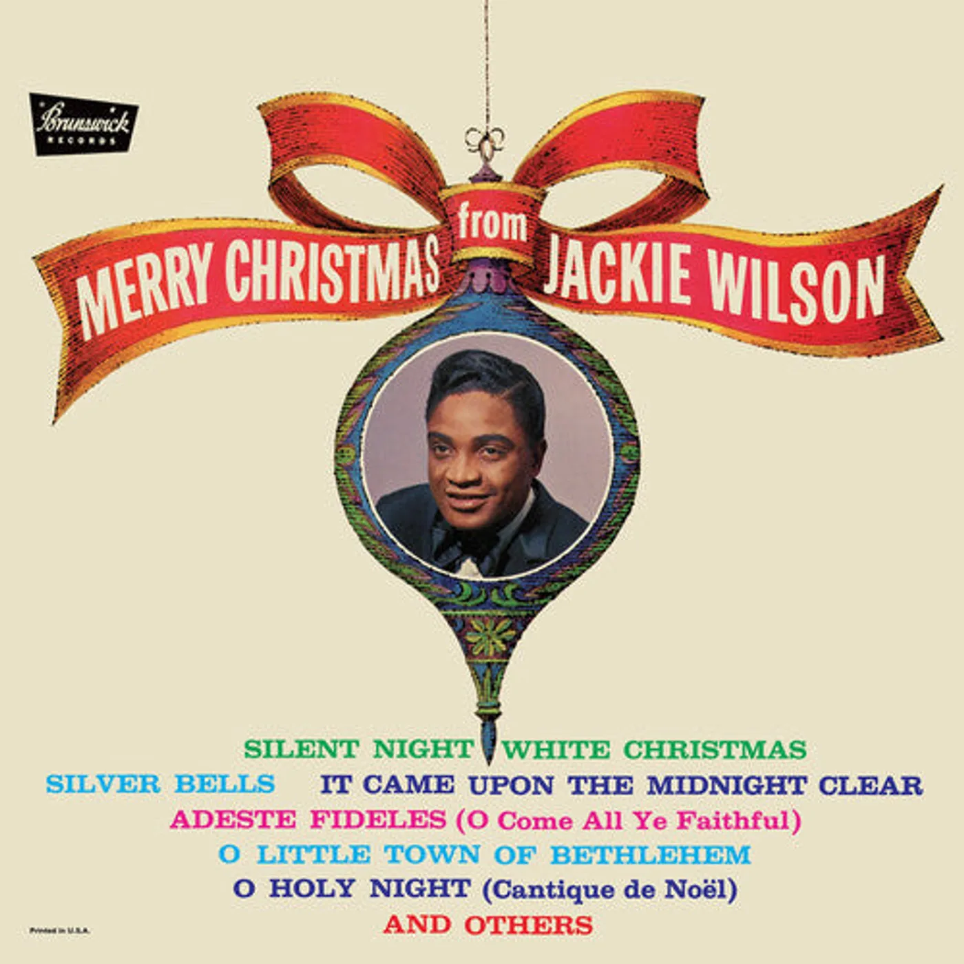 Jackie Wilson LP Vinyl - Merry Christmas From Jackie Wilson - Red (Coloured Vinyl)
