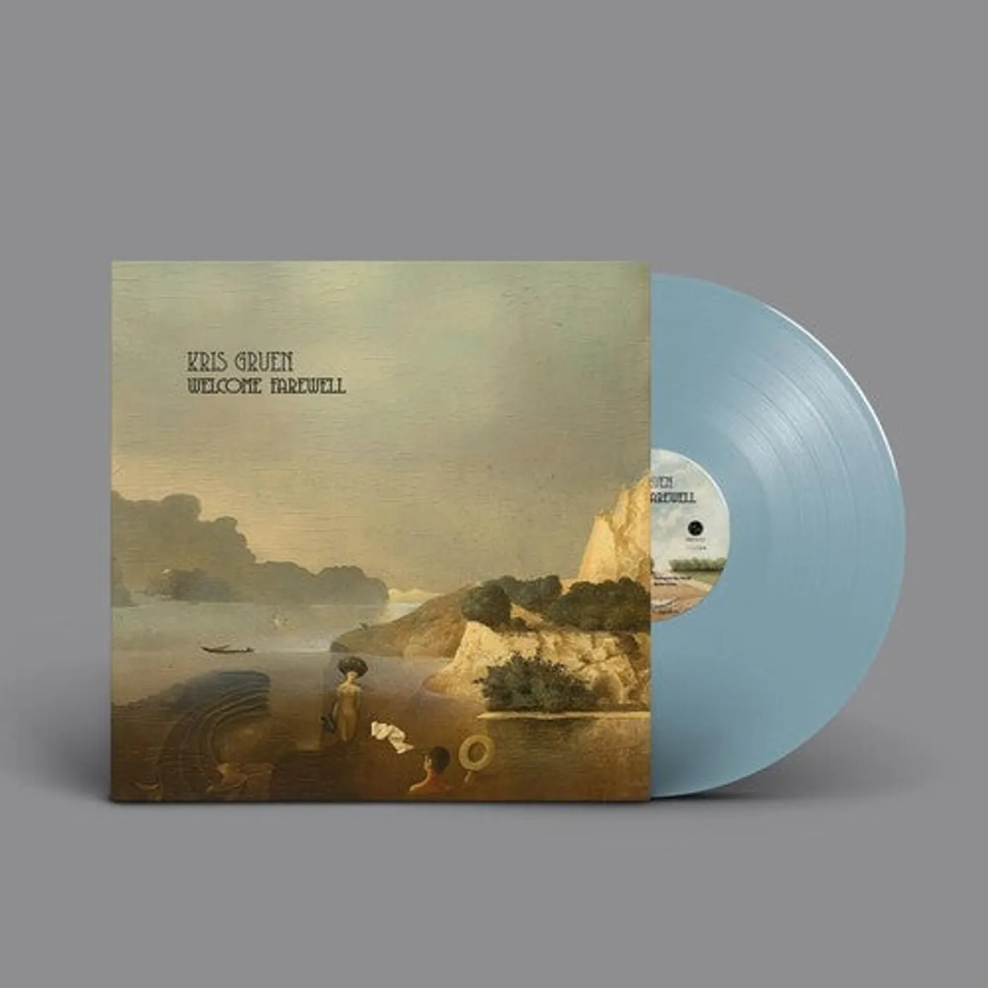 Kris Gruen LP Vinyl - Welcome Farewell (Blue) (Coloured Vinyl) (Ogv)
