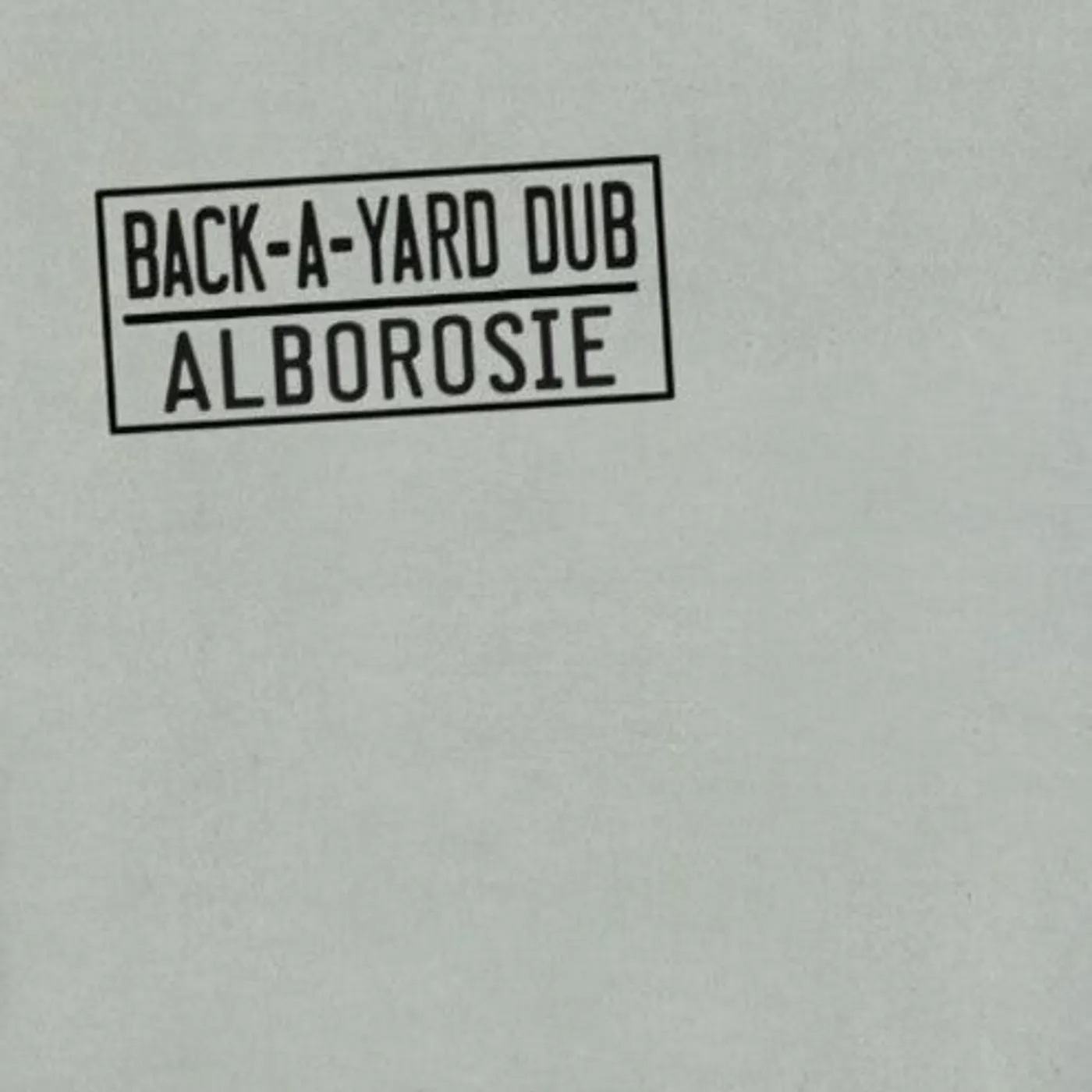 Alborosie LP Vinyl - Back-A-Yard Dub