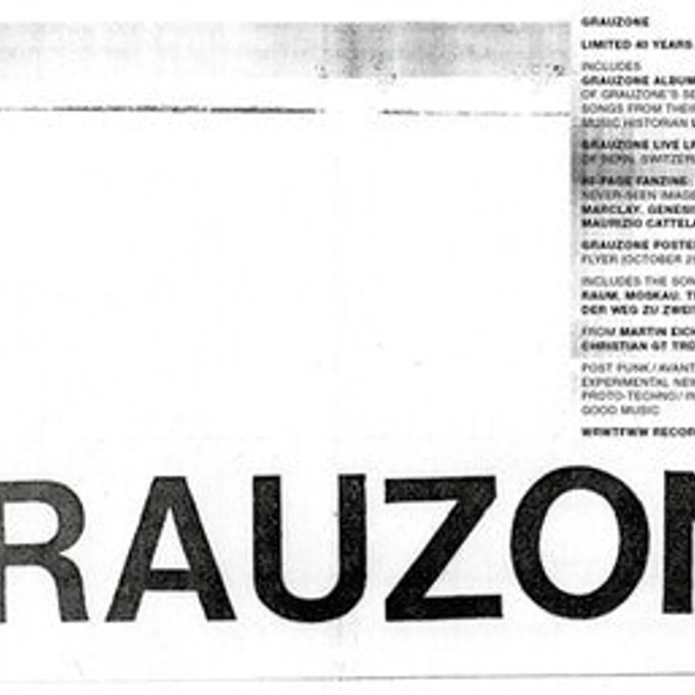Grauzone LP Vinyl - Limited 40 Years Anniversary Box Set (Box) (3Pk)