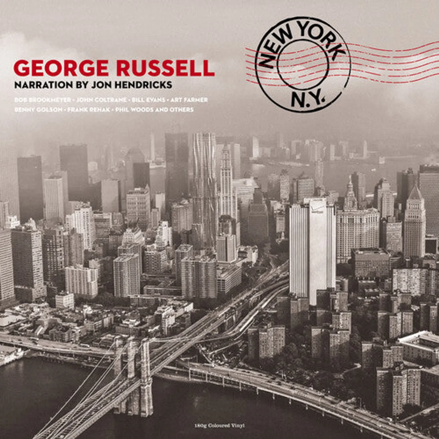 George Russell LP Vinyl - New York N.Y. (Coloured Vinyl) (Ogv) (Red) (Uk)