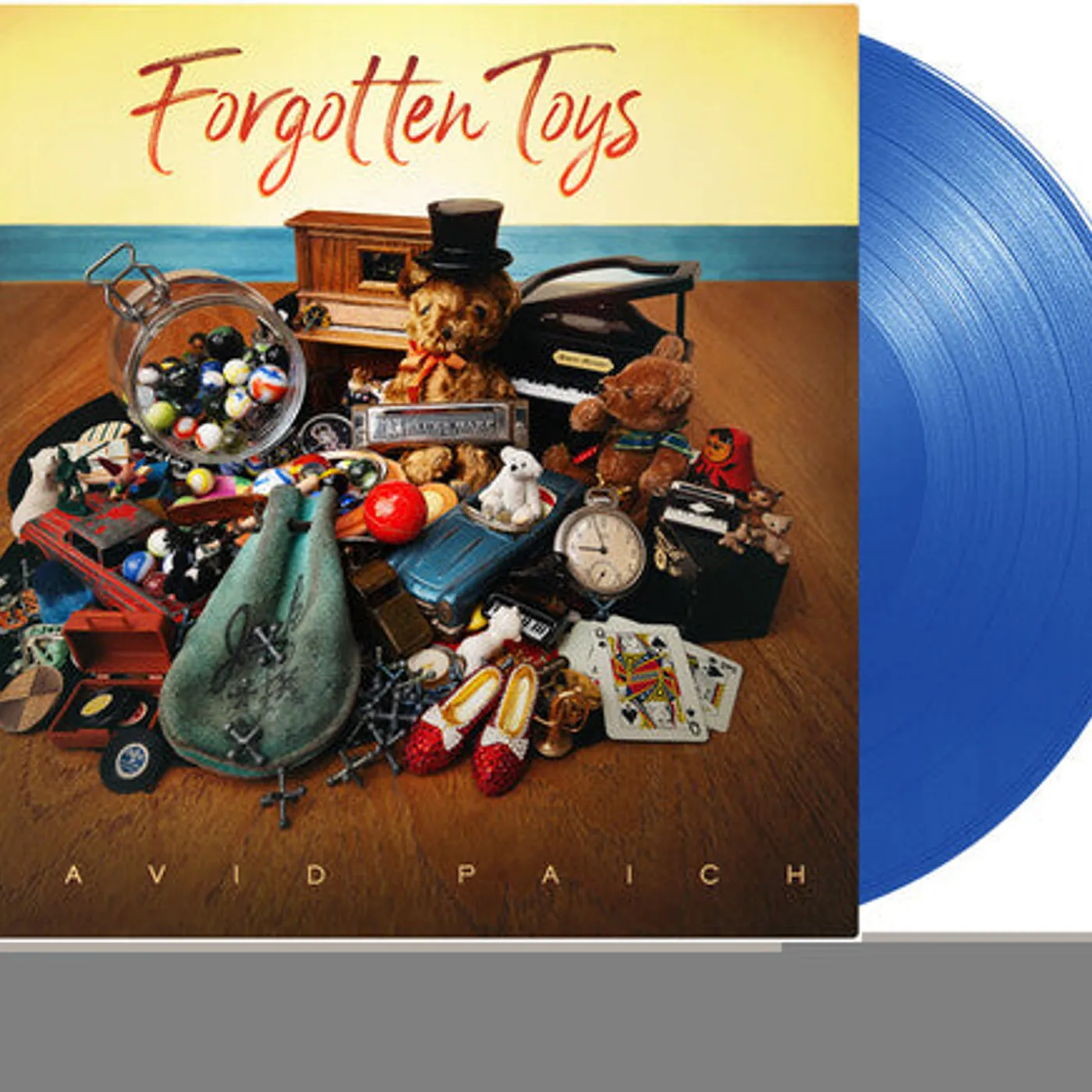 David Paich LP Vinyl - Forgotten Toys - Transparent Blue (Blue) (Coloured Vinyl)