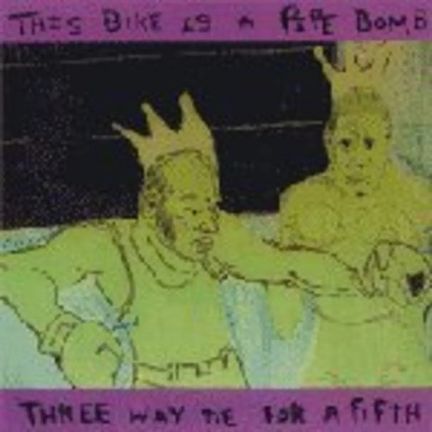 This Bike Is A Pipe Bomb LP Vinyl - Three Way Tie For A Fifth