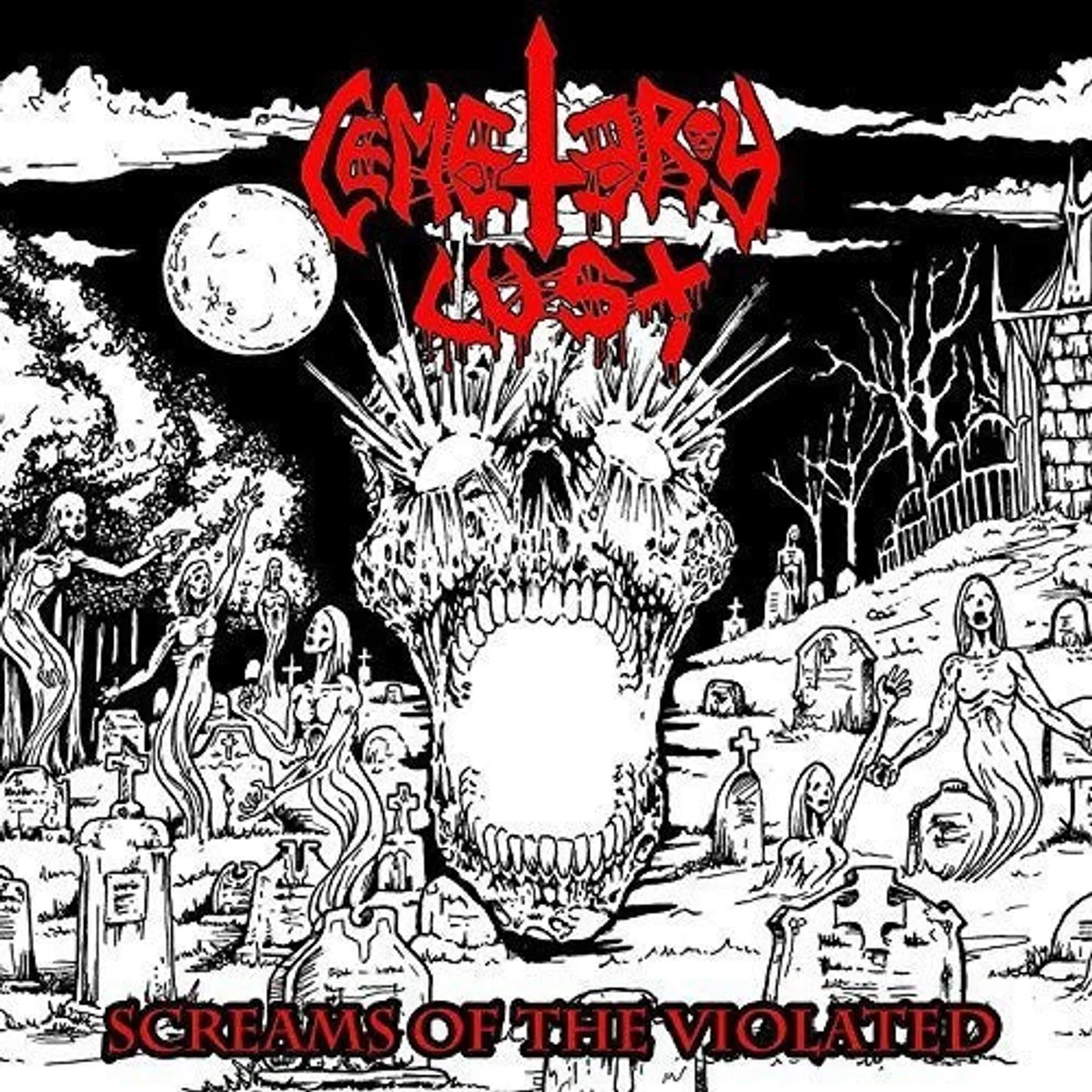 Cemetery Lust LP Vinyl - Screams Of The Violated