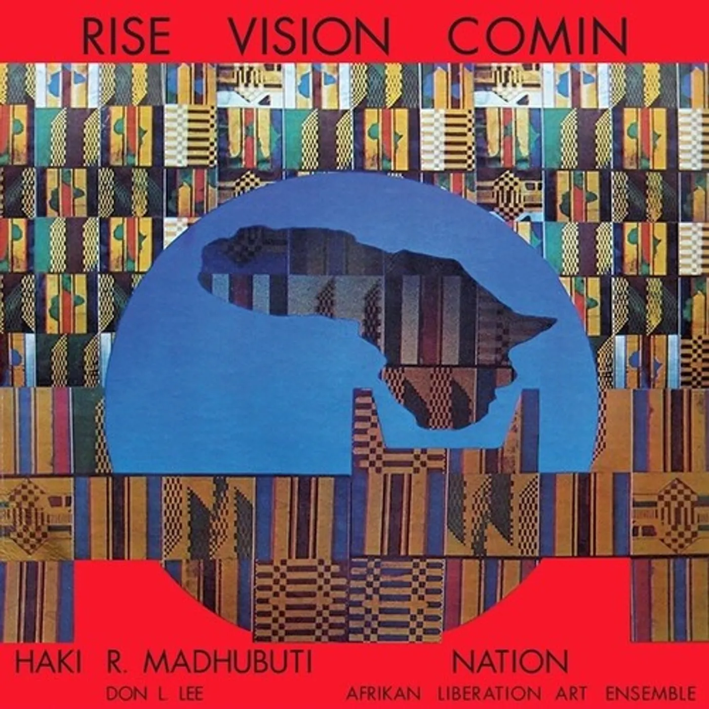 Haki R Madhubuti LP Vinyl - Rise Vision Comin