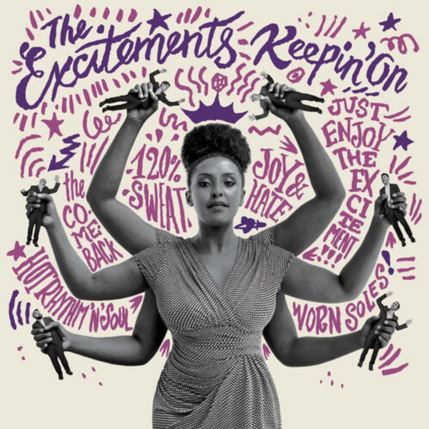 The Excitements LP Vinyl - Keepin On (Spa)