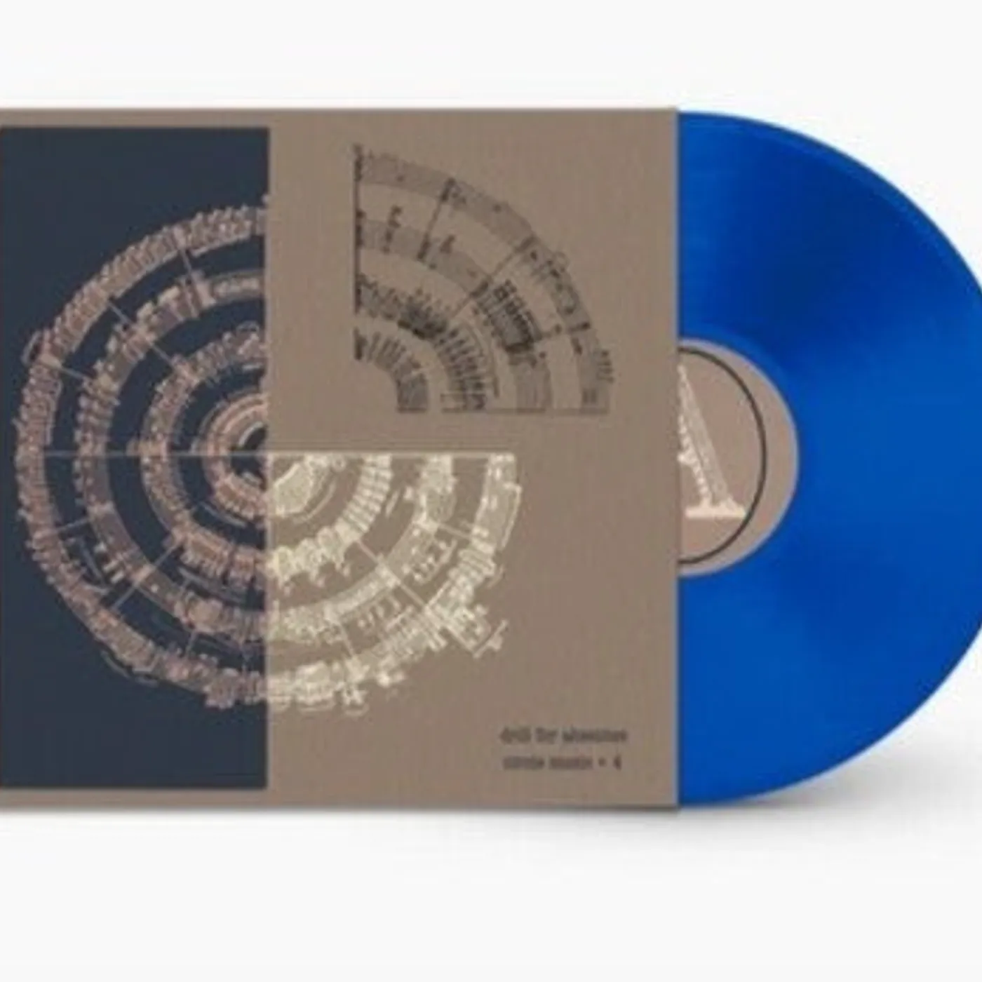 Drill For Absentee LP Vinyl - Circle Music + 4 - Transparent Blue Vinyl (Blue)