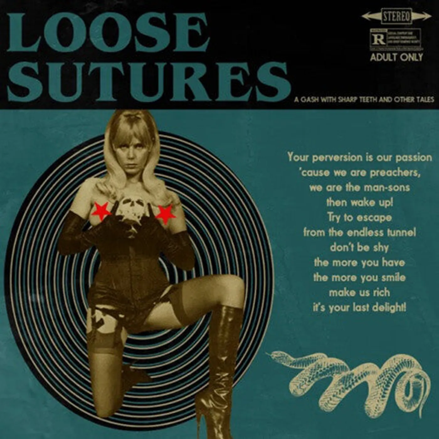 Loose Sutures LP Vinyl - Gash With Sharp Teeth & Other Tales (Coloured Vinyl) (Wht)