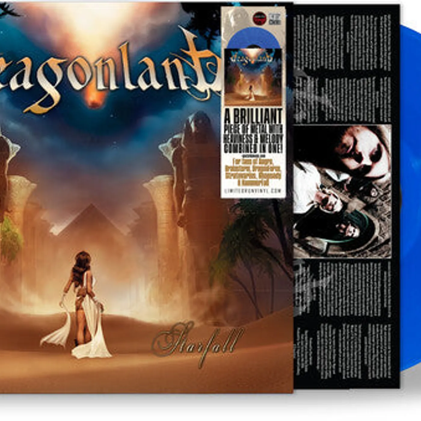 Dragonland LP Vinyl - Starfall - Blue (Blue) (Coloured Vinyl) (Ltd)
