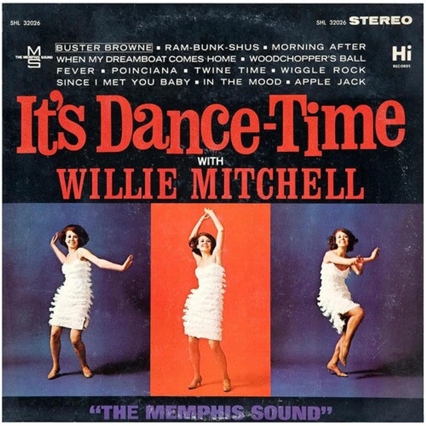 Willie Mitchell LP Vinyl - It'S Dance Time