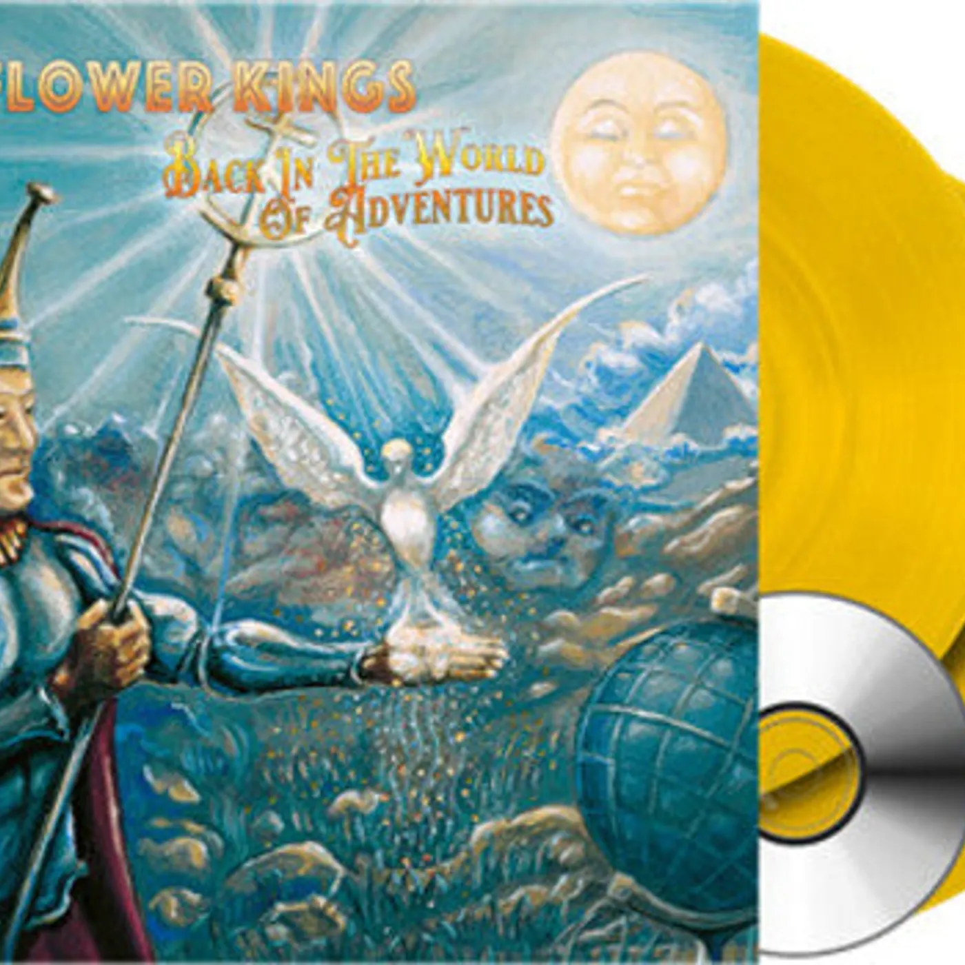 The Flower Kings LP Vinyl - Back In The World Of Adventures (W/Cd) (Coloured Vinyl) (Wb)