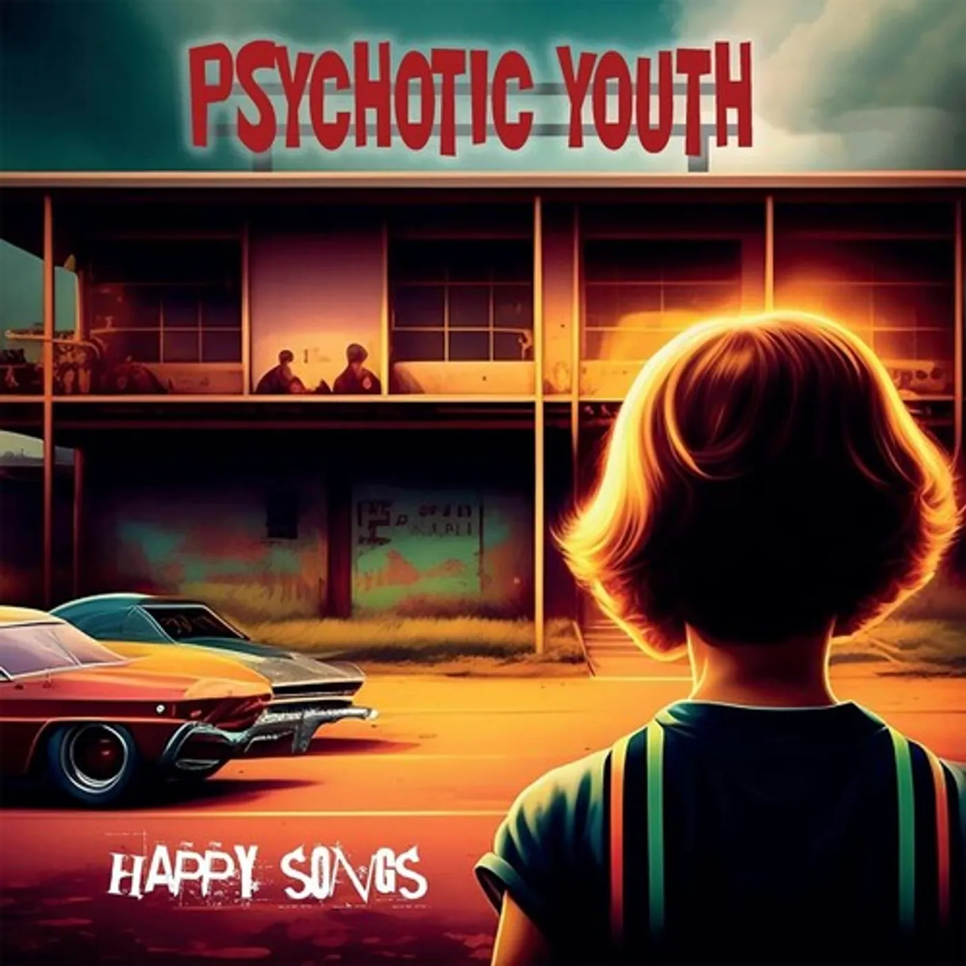 Psychotic Youth LP Vinyl - Happy Songs (Cvnl) (Org) (Uk)