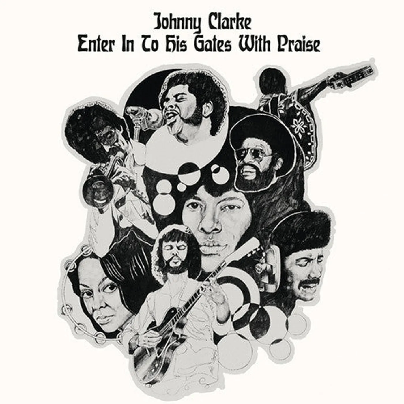 Johnny Clarke LP Vinyl - Enter Into His Gates With Praise