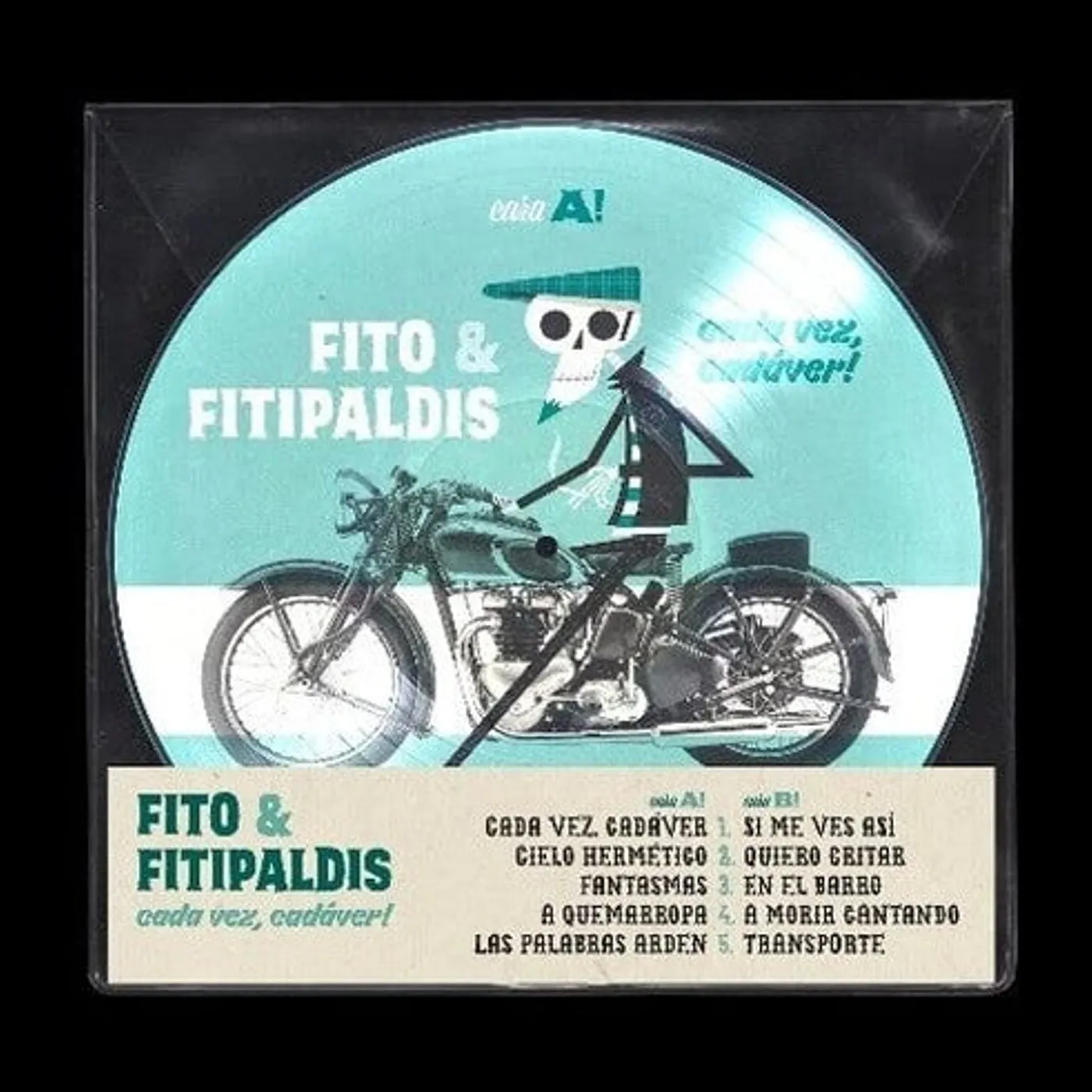 Fito Y Los Fitipaldis LP Vinyl - Cada Vez Cadaver (Pict) (Spa)