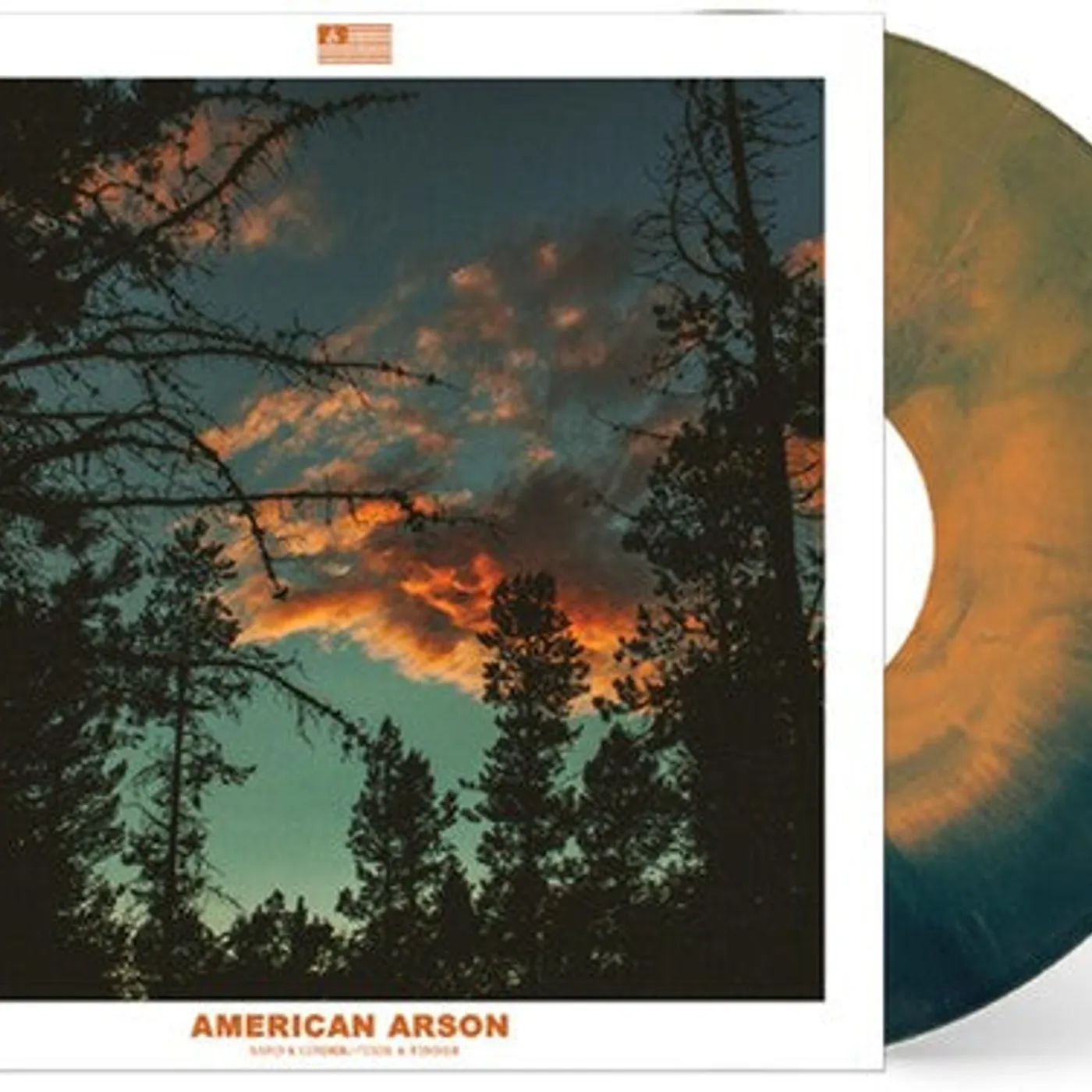 American Arson LP Vinyl - Sand & Cinder Tide & Timber (Blue) (Coloured Vinyl) (Ltd)