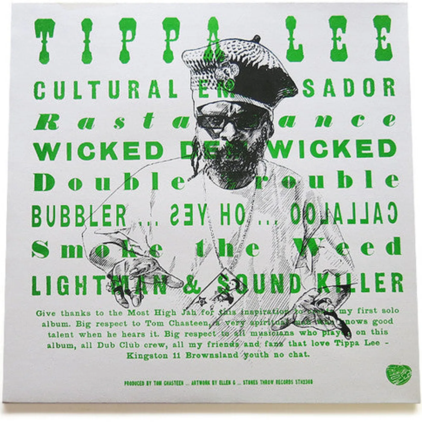 Tippa Lee LP Vinyl - Cultural Ambassador (Dlcd)