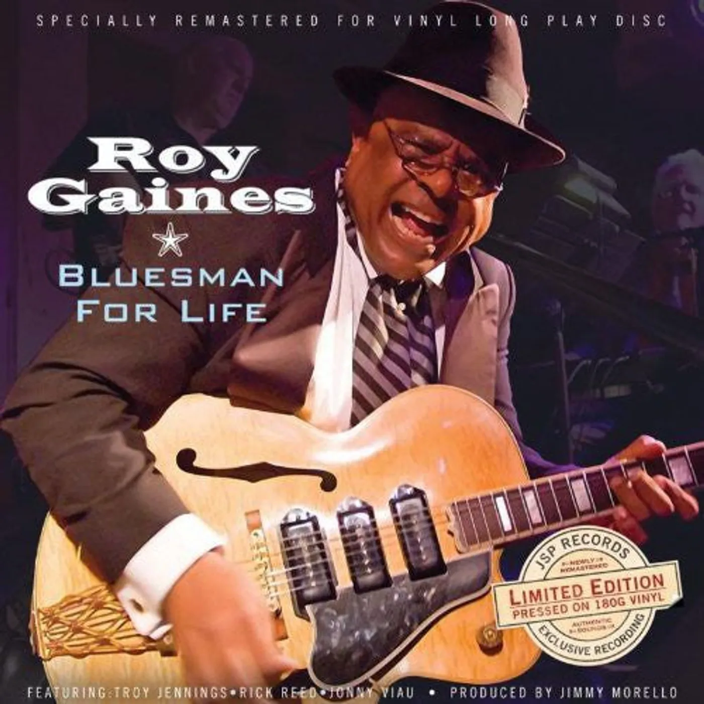 Roy Gaines LP Vinyl - Bluesman For Life