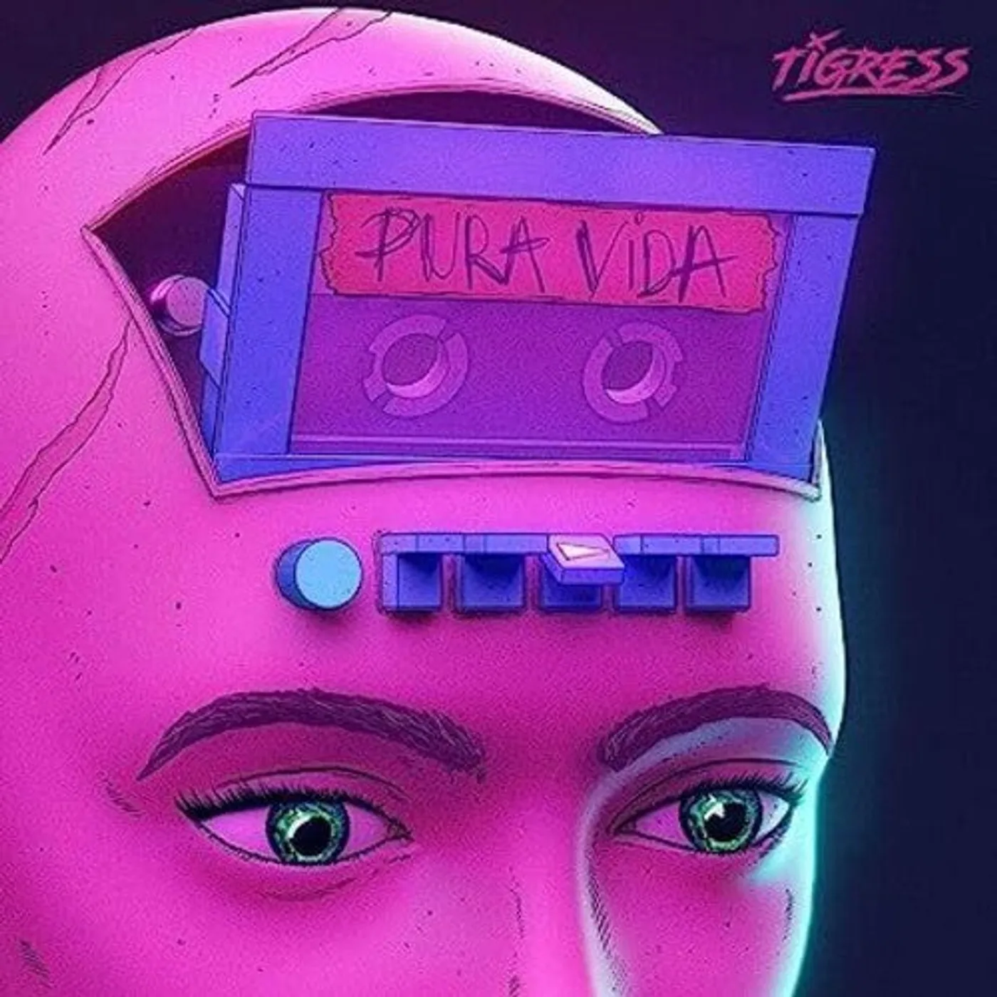 Tigress LP Vinyl - Pura Vida (Coloured Vinyl) (Red) (Uk)