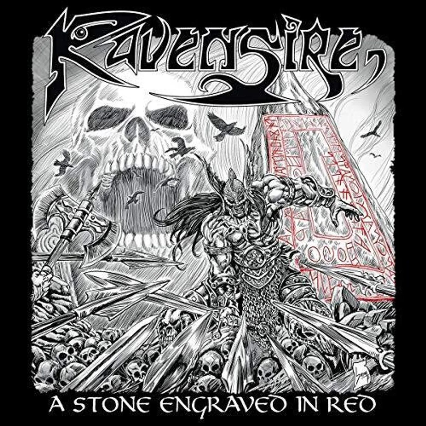 Ravensire LP Vinyl - Stone Engraved In Red