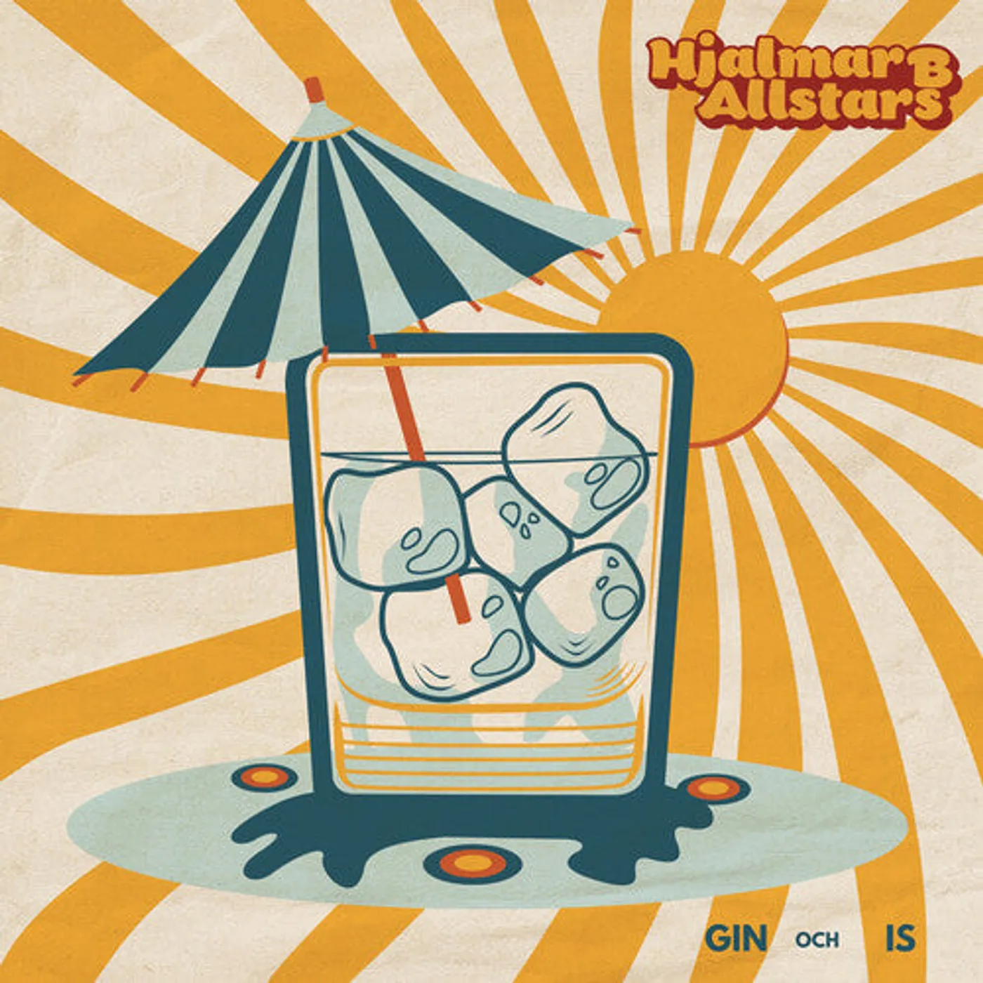 Hjalmar B Allstars LP Vinyl - Gin Och Is (10In)