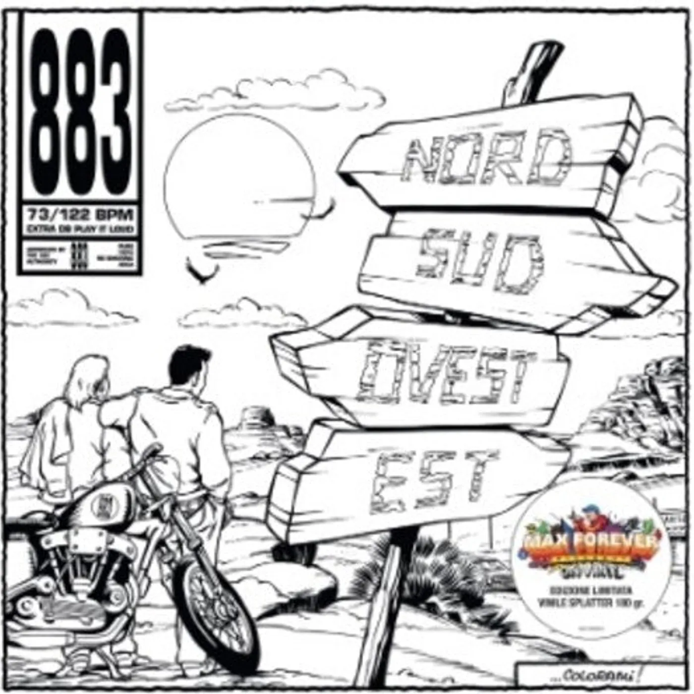 883 LP Vinyl - Nord Sud Ovest Est (Coloured Vinyl) (Spla) (Ita)