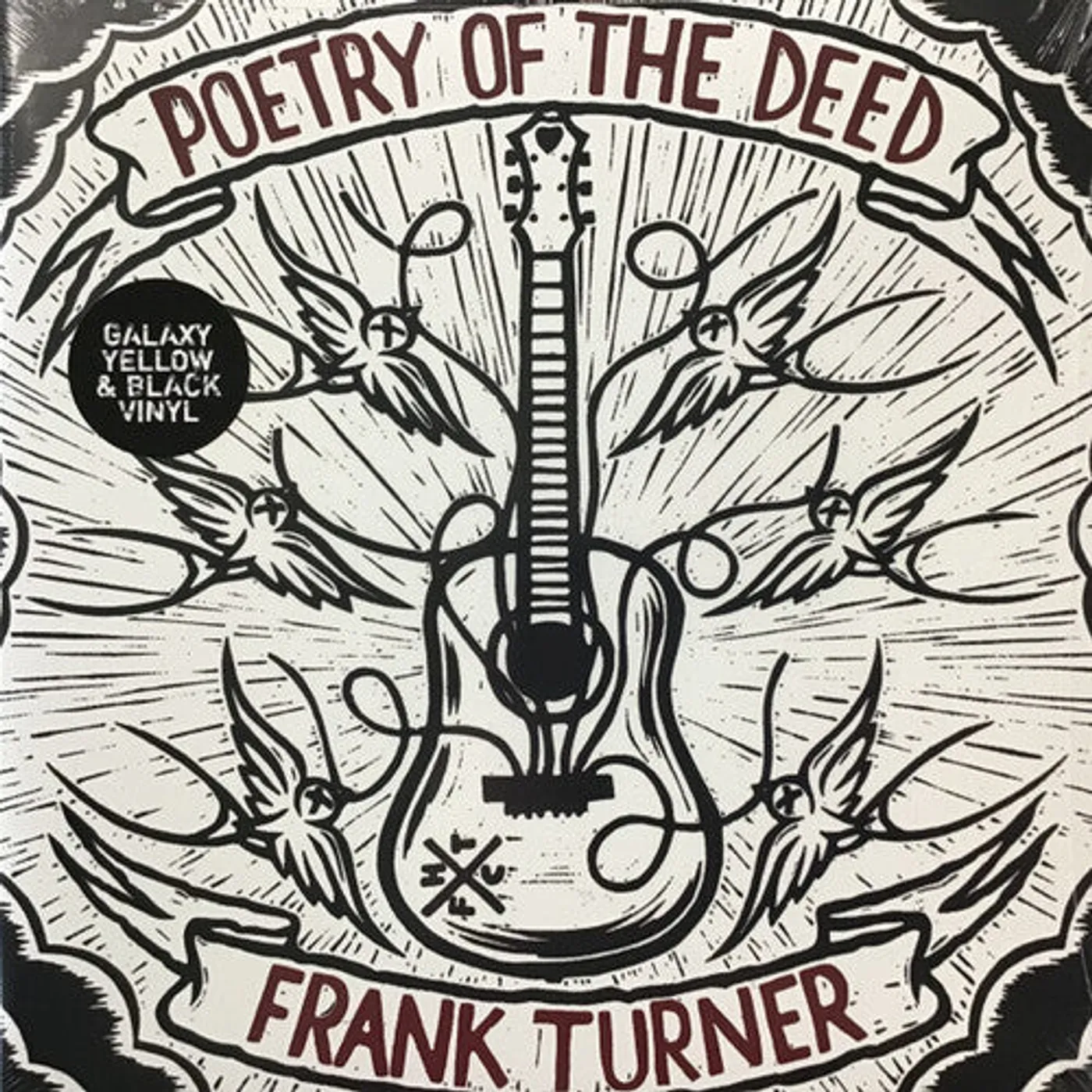 Frank Turner LP Vinyl - Poetry Of The Deed (Blk) (Coloured Vinyl) (Ylw) (Uk)