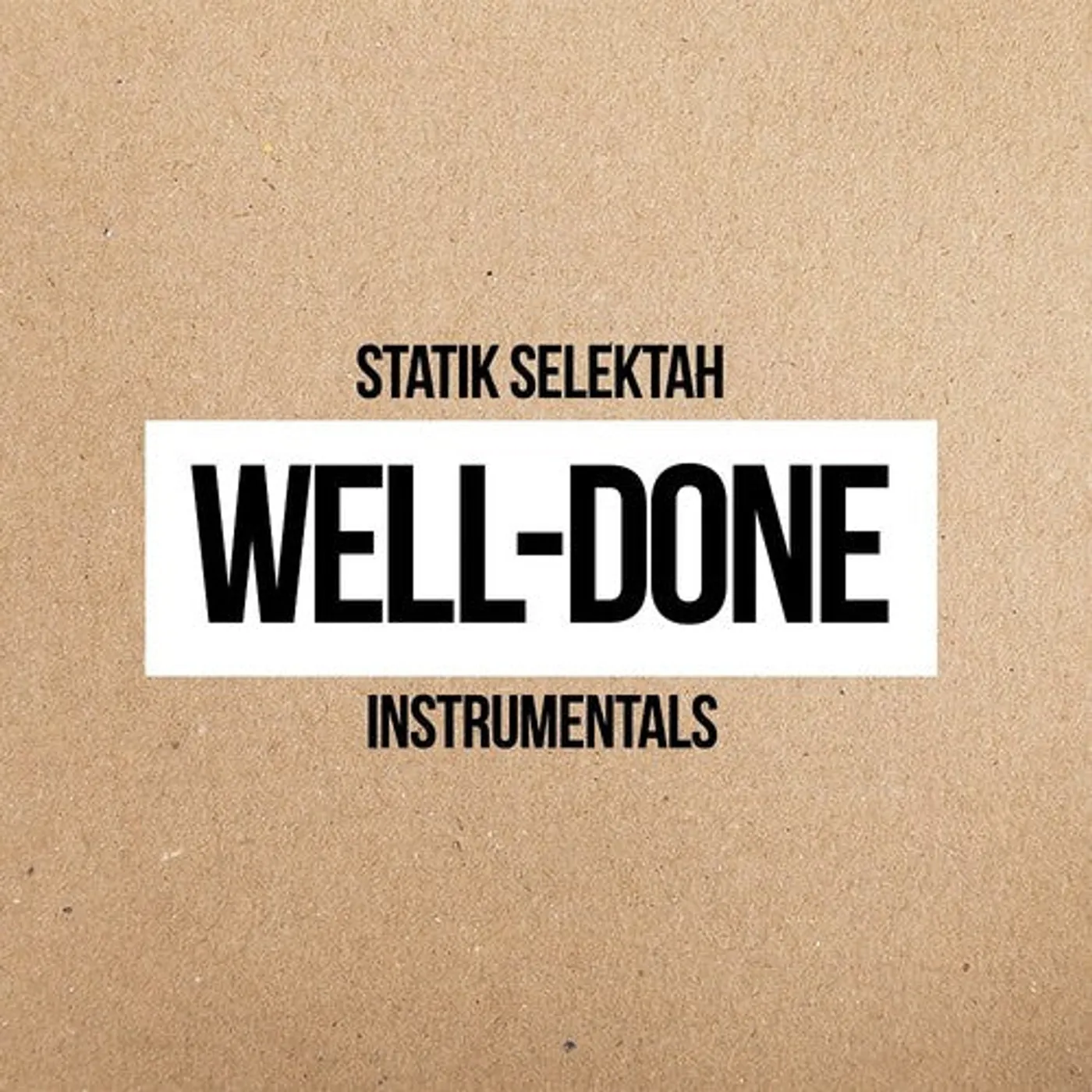 Statik Selektah LP Vinyl - Well Done Instrumentals (Cvnl)