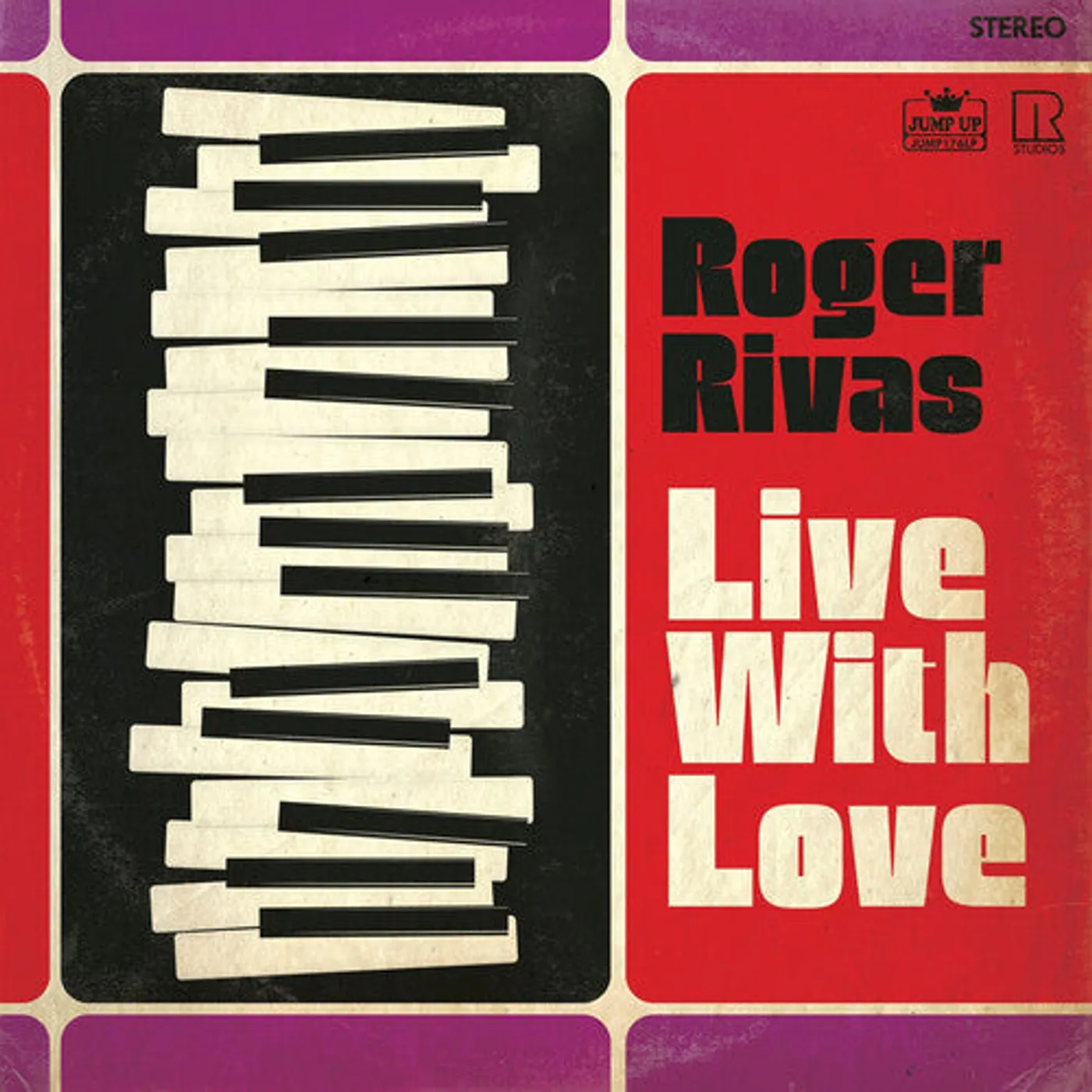 Roger Rivas LP Vinyl - Live With Love (Coloured Vinyl) (Red)