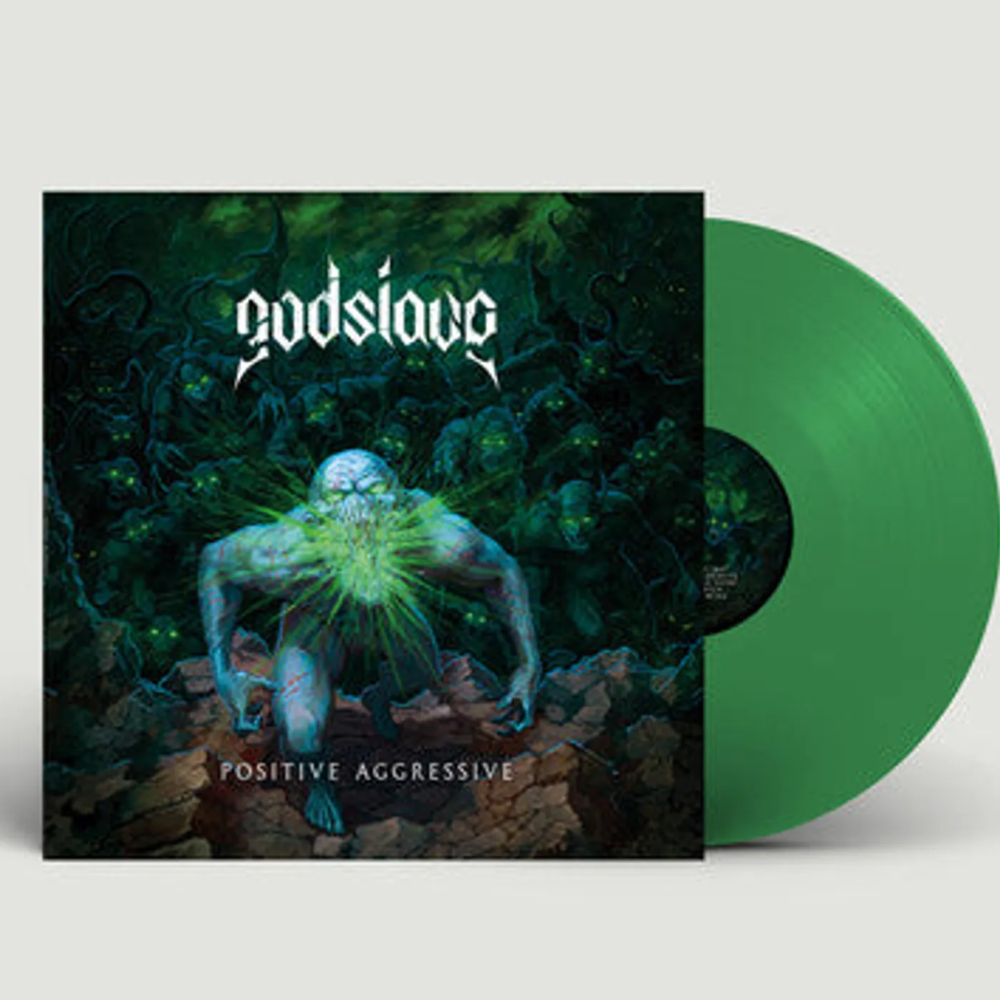 Godslave LP Vinyl - Positive Aggressive - Green (Coloured Vinyl) (Grn) (Ltd)