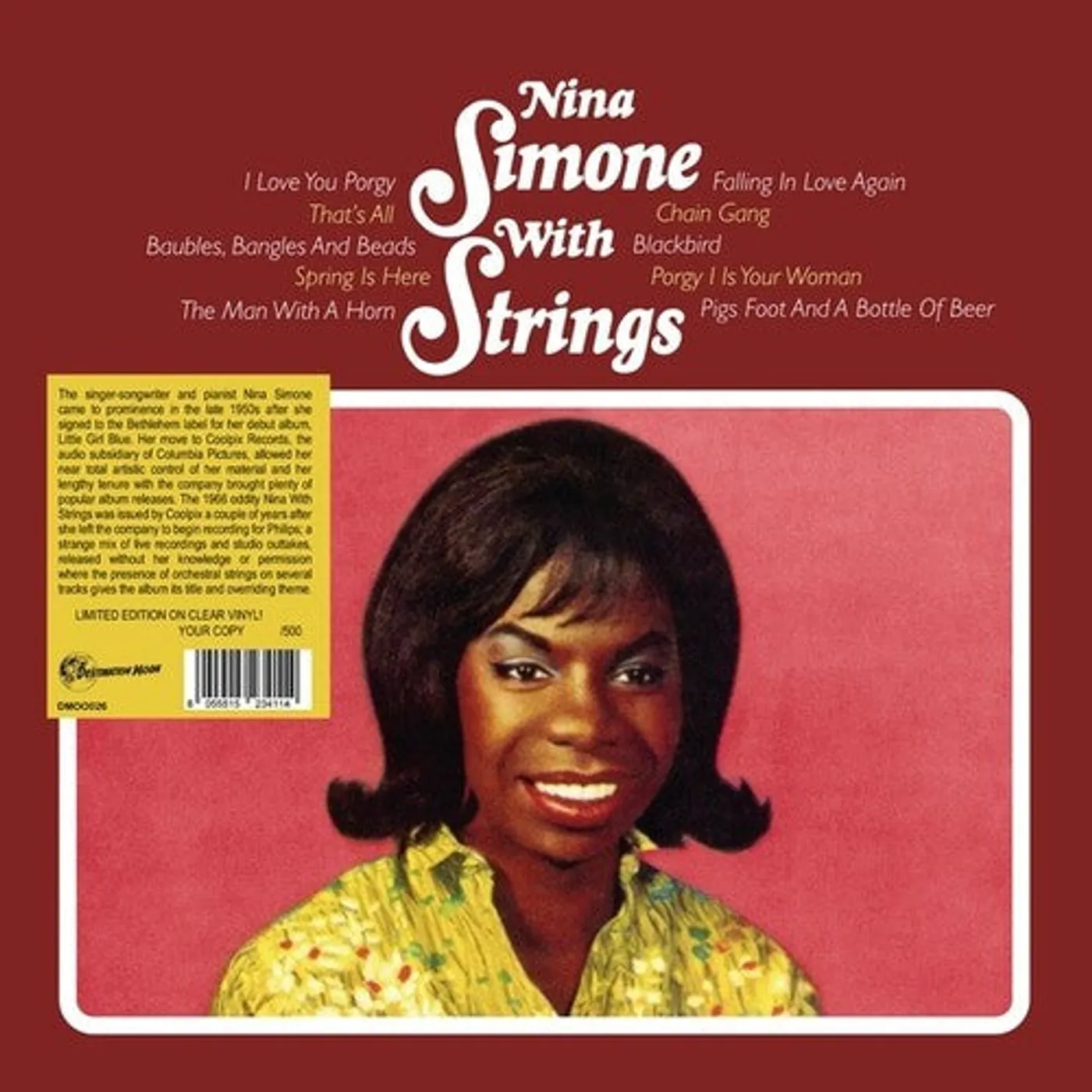 Nina Simone LP Vinyl - Nina Simone With Strings