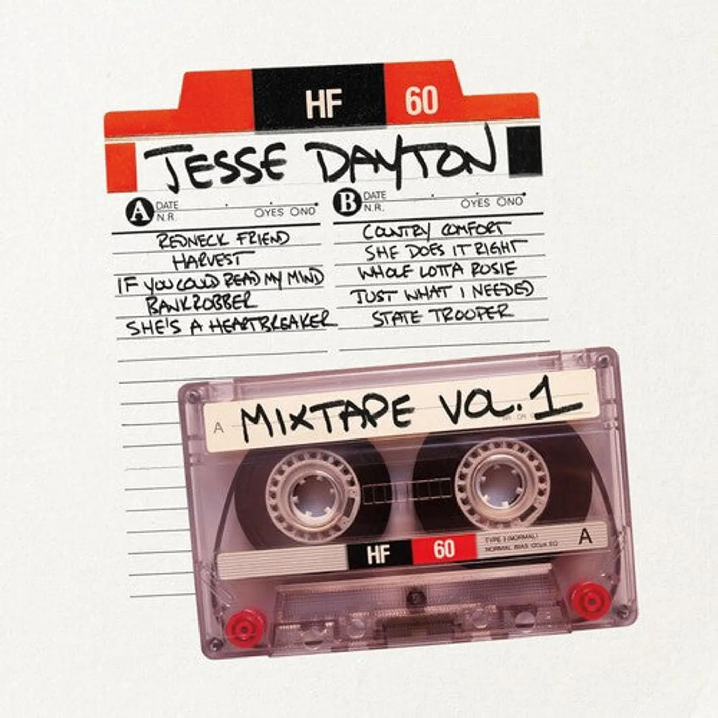 Jesse Dayton LP Vinyl - Mixtape Volume 1