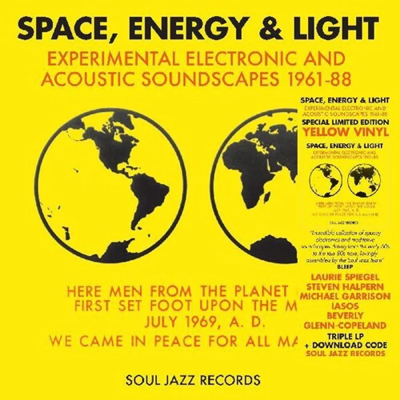 Soul Jazz Records Presents LP Vinyl - Space Energy & Light: Experimental Electronic