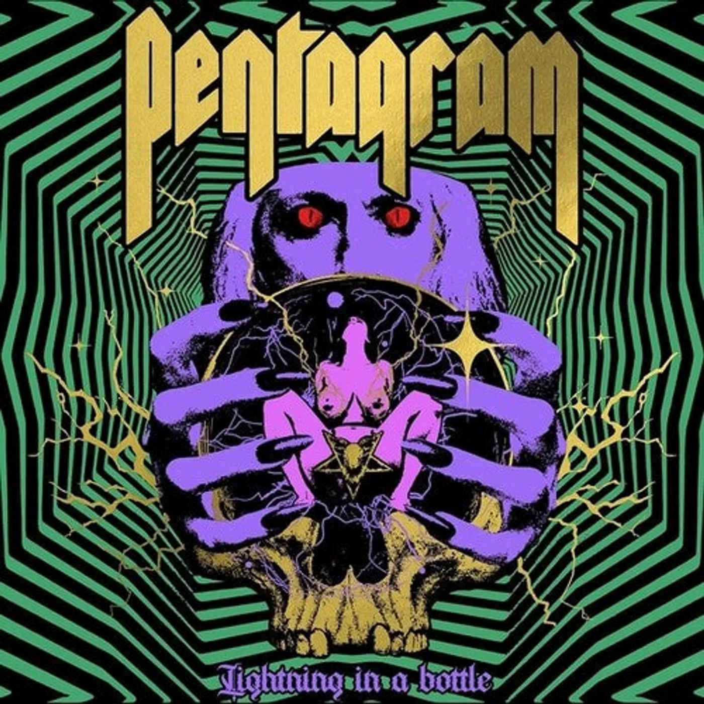 Pentagram LP Vinyl - Lightning In A Bottle (Coloured Vinyl) (Ult) (Spla)