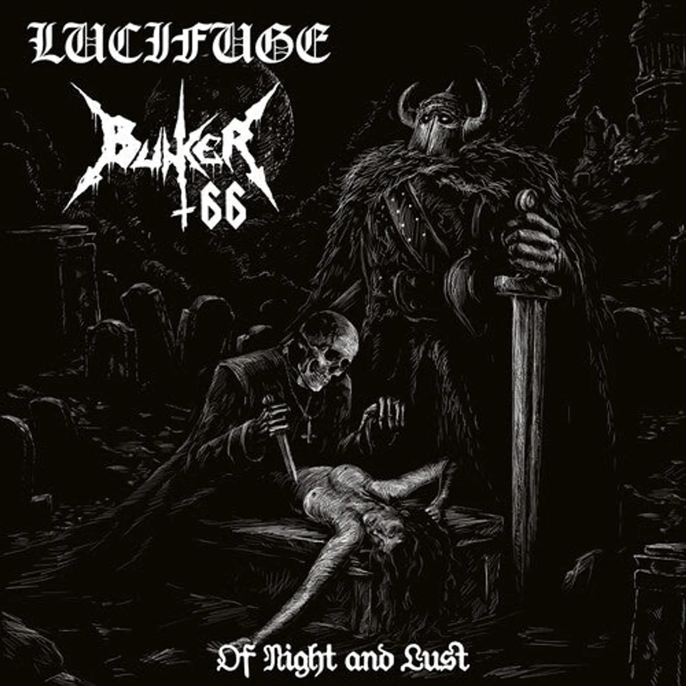 Bunker 66 & Lucifuge LP Vinyl - Of Night And Lust