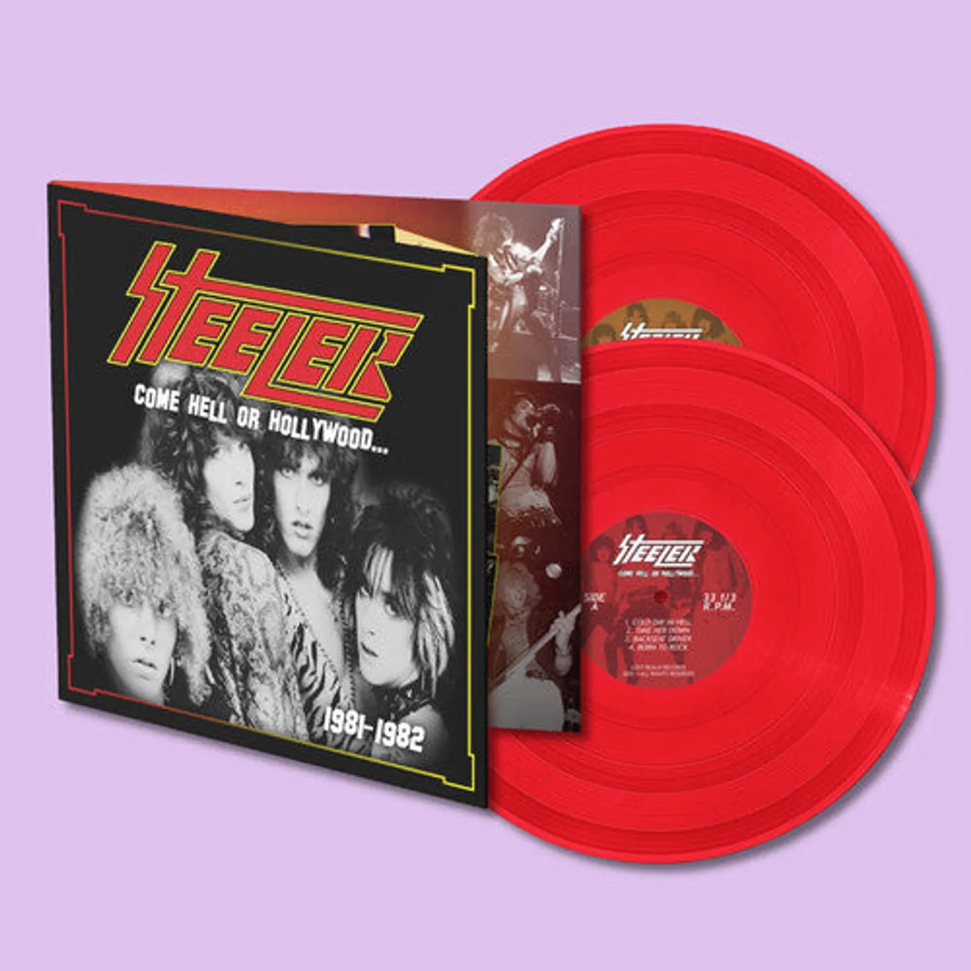 Steeler LP Vinyl - Come Hell Or Hollywood 1981-1982 - Red (Coloured Vinyl)