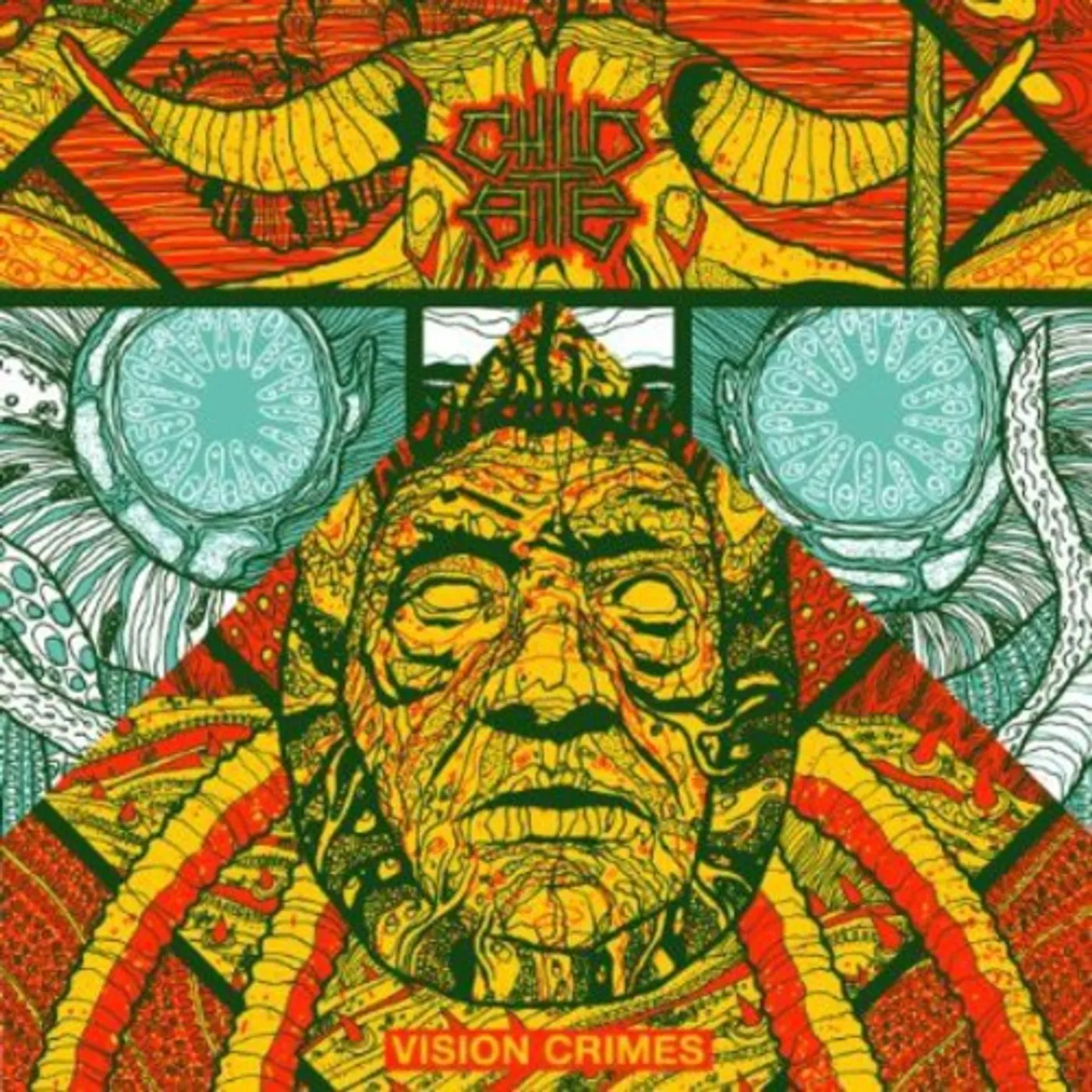 Child Bite LP Vinyl - Vision Crimes / Monomania (Grn) (Purp)